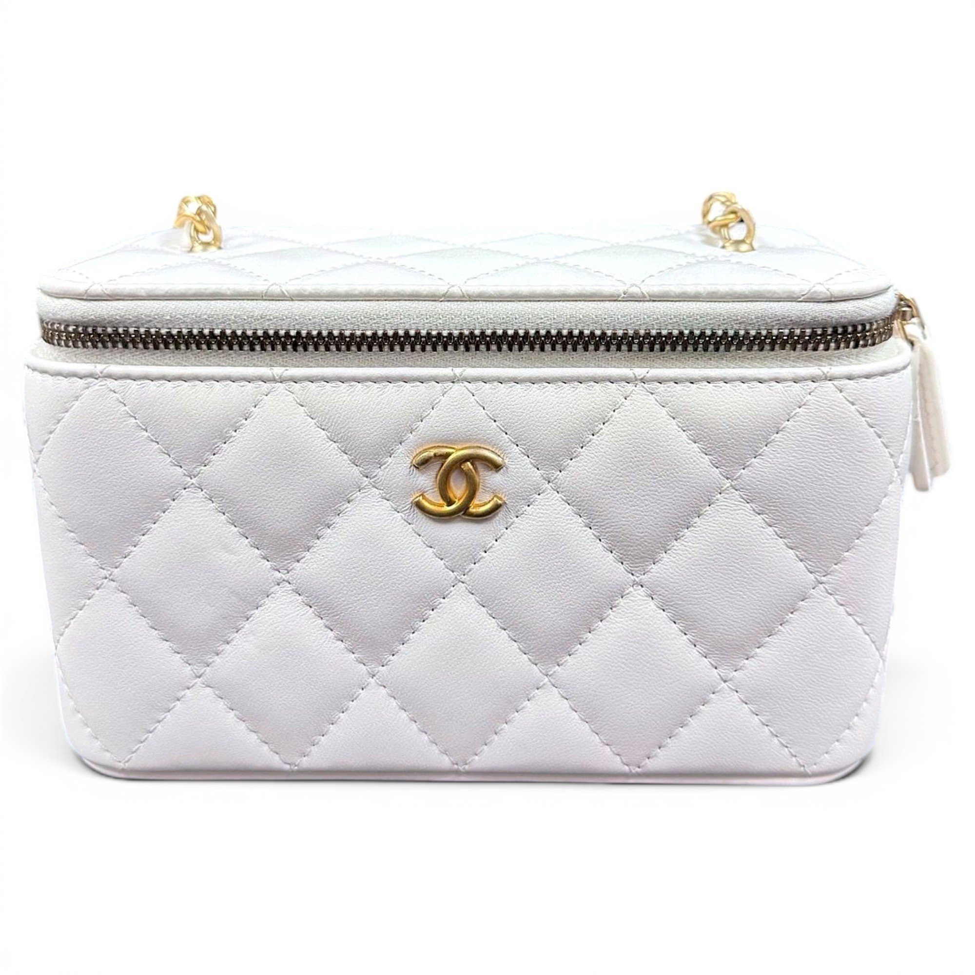 Trendy CC Vanity leather handbag