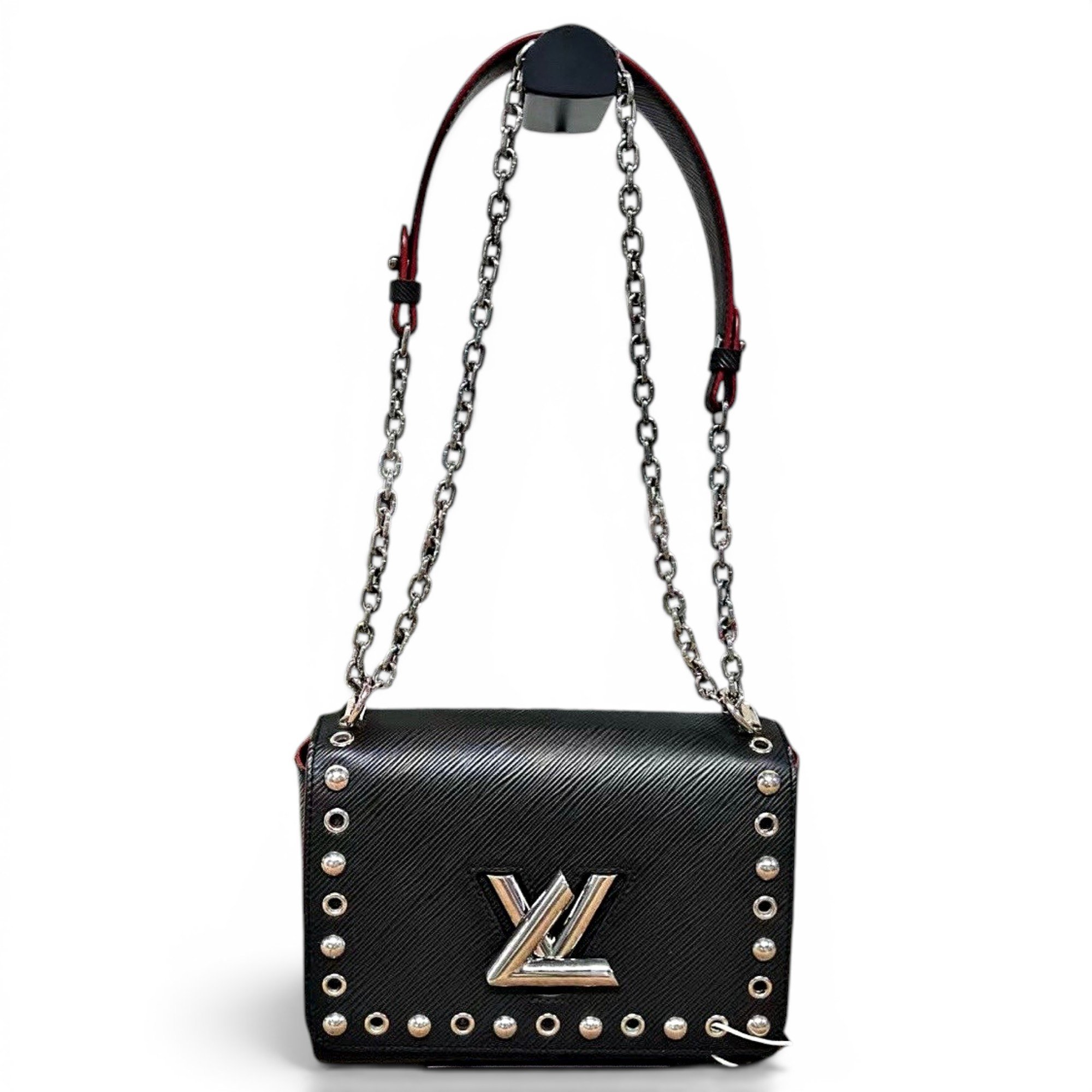 Twist leather crossbody bag