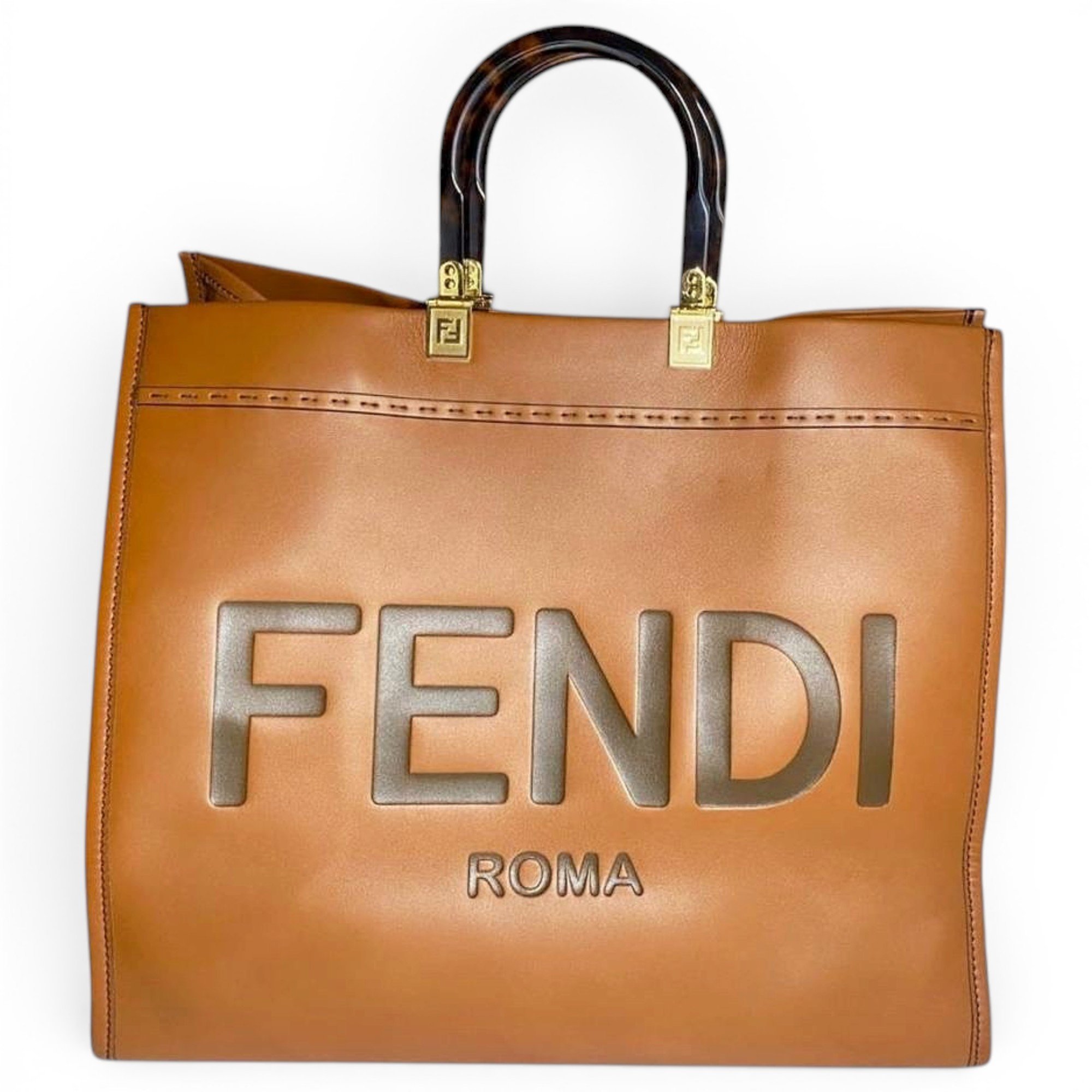 Sunshine leather tote