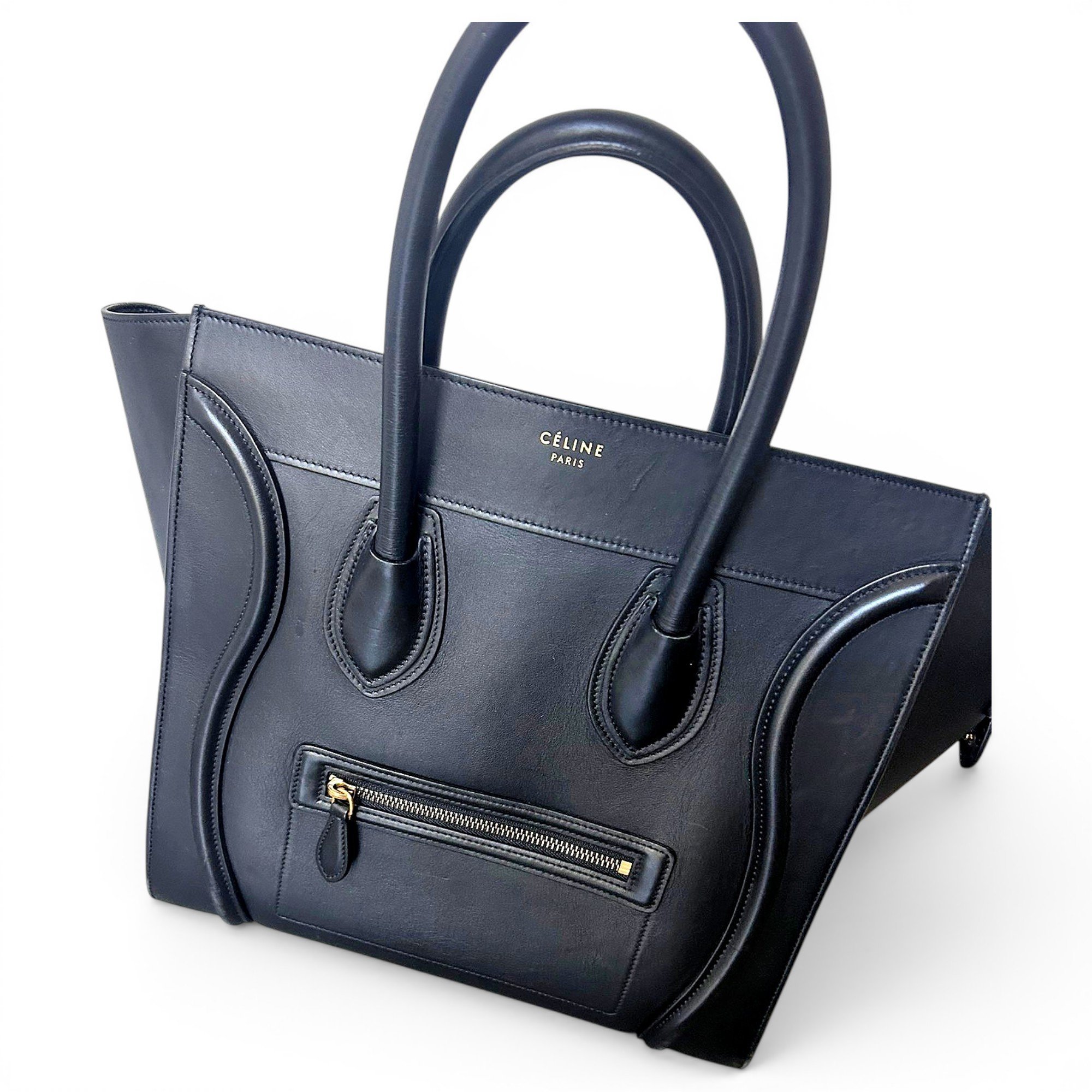 Luggage leather handbag