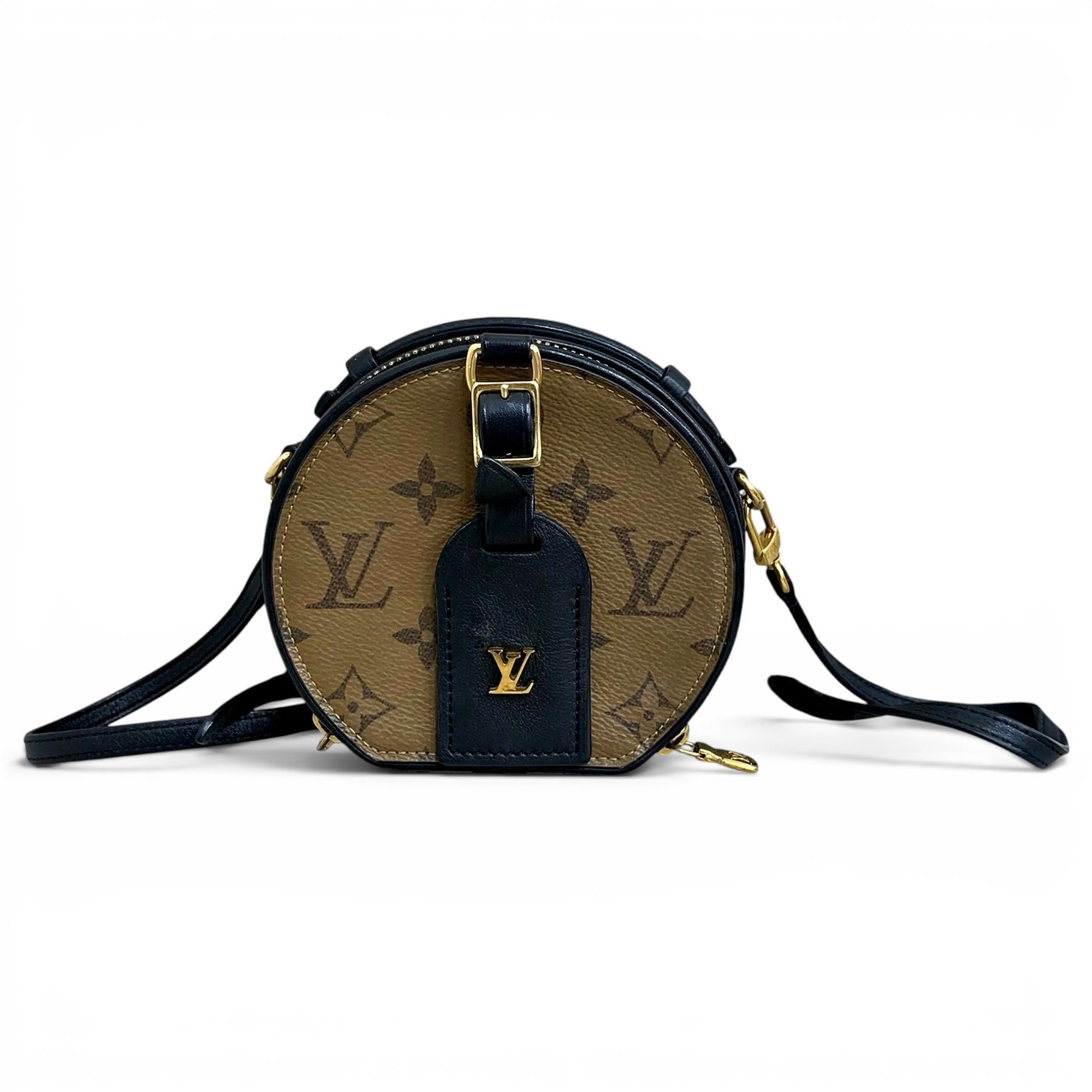 Boîte chapeau souple vinyl crossbody bag