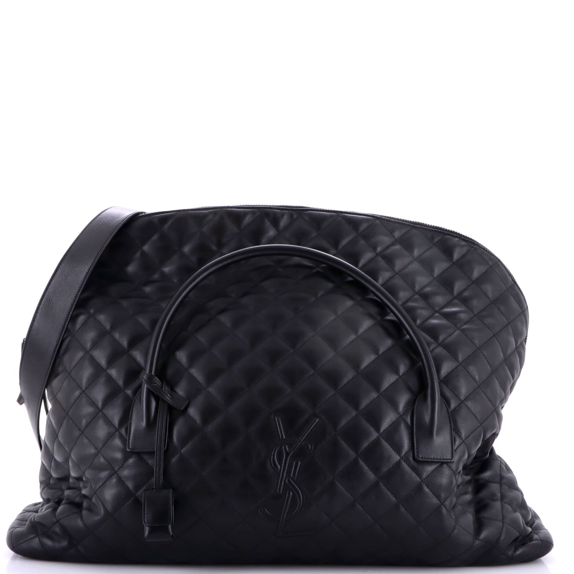 ES Giant Travel Bag Quilted Leather