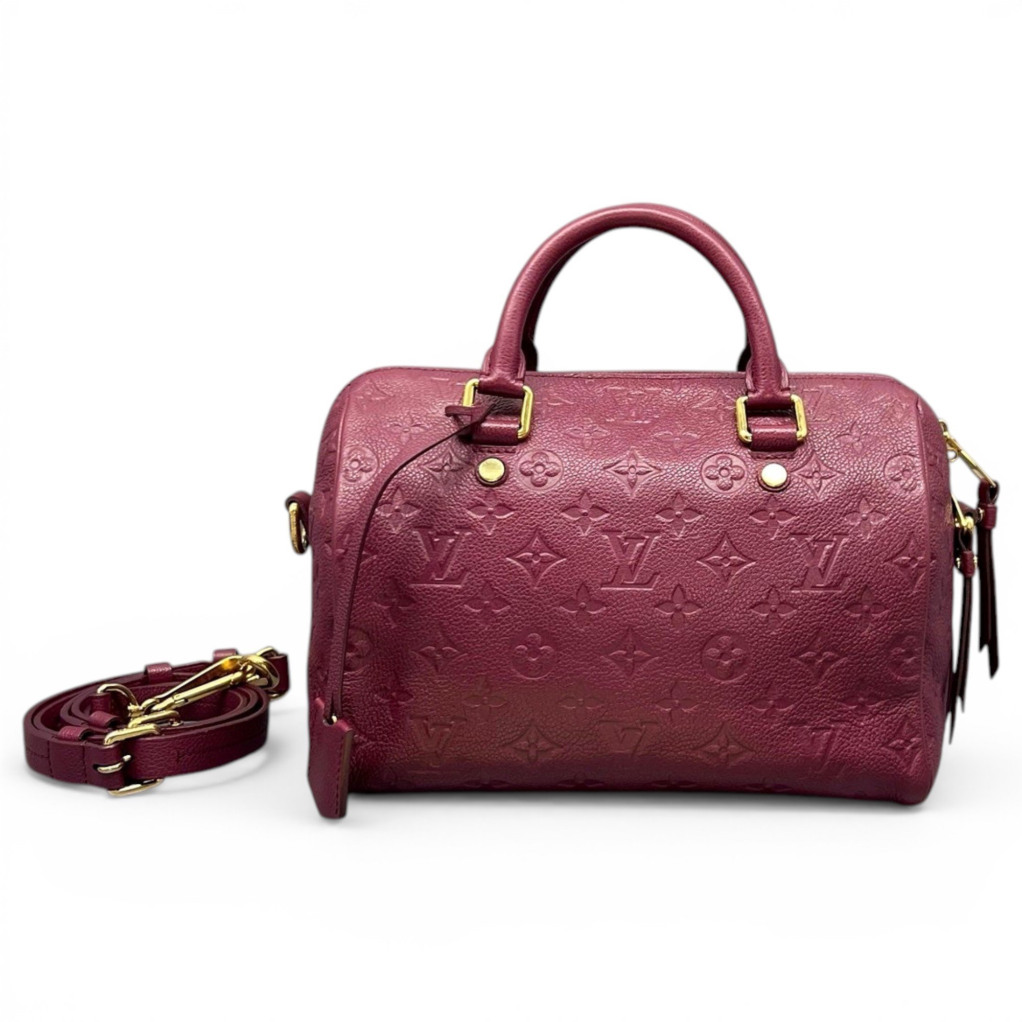Speedy leather handbag