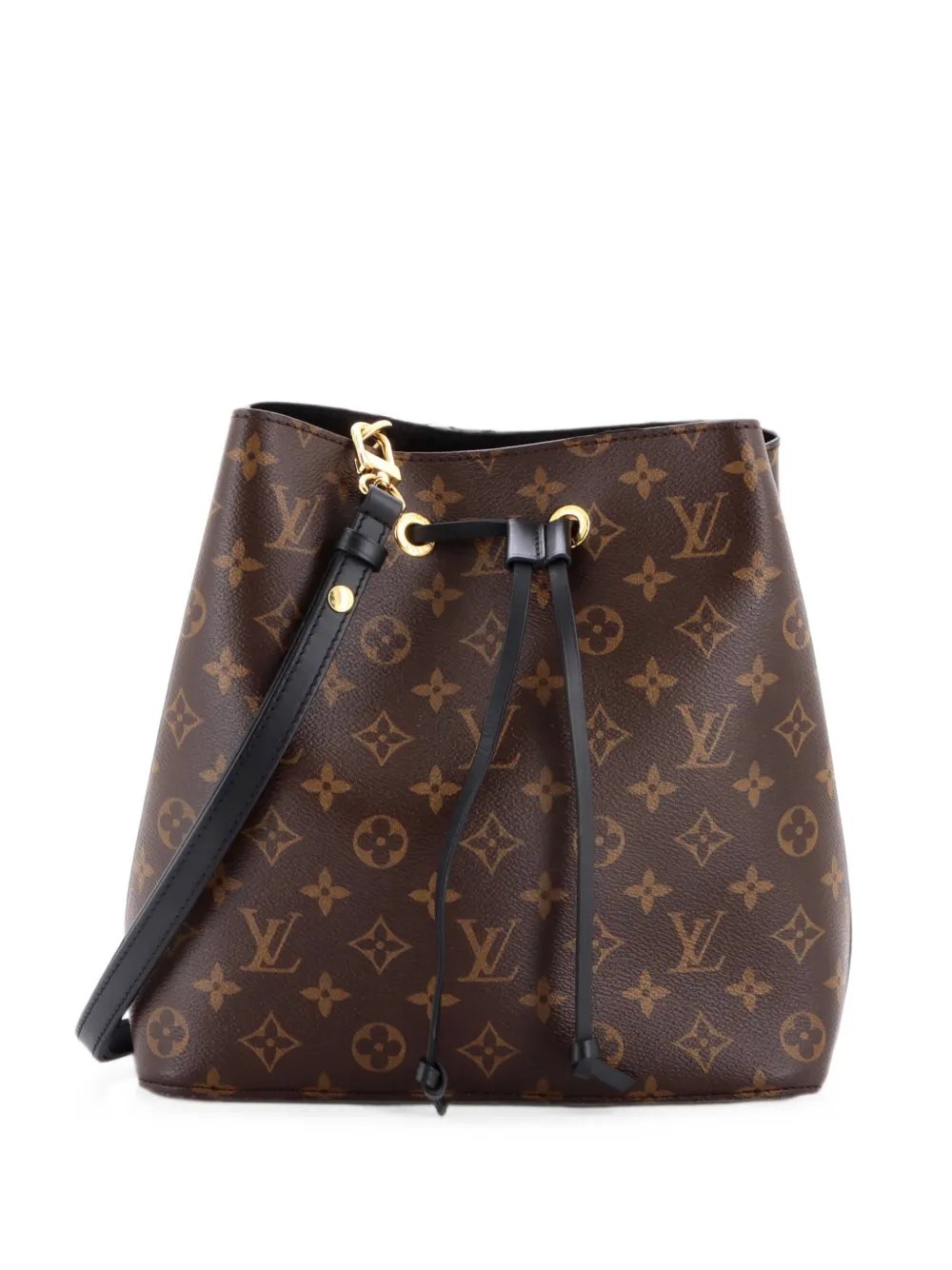 NeoNoe Handbag Monogram Canvas with Leather MM bucket bag