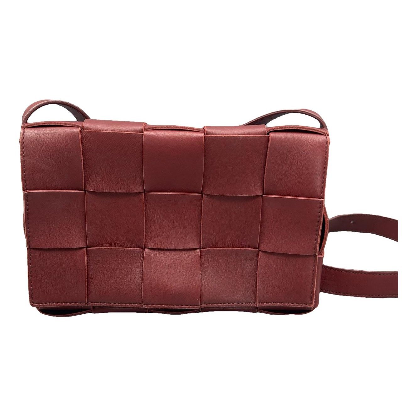 Cassette leather crossbody bag