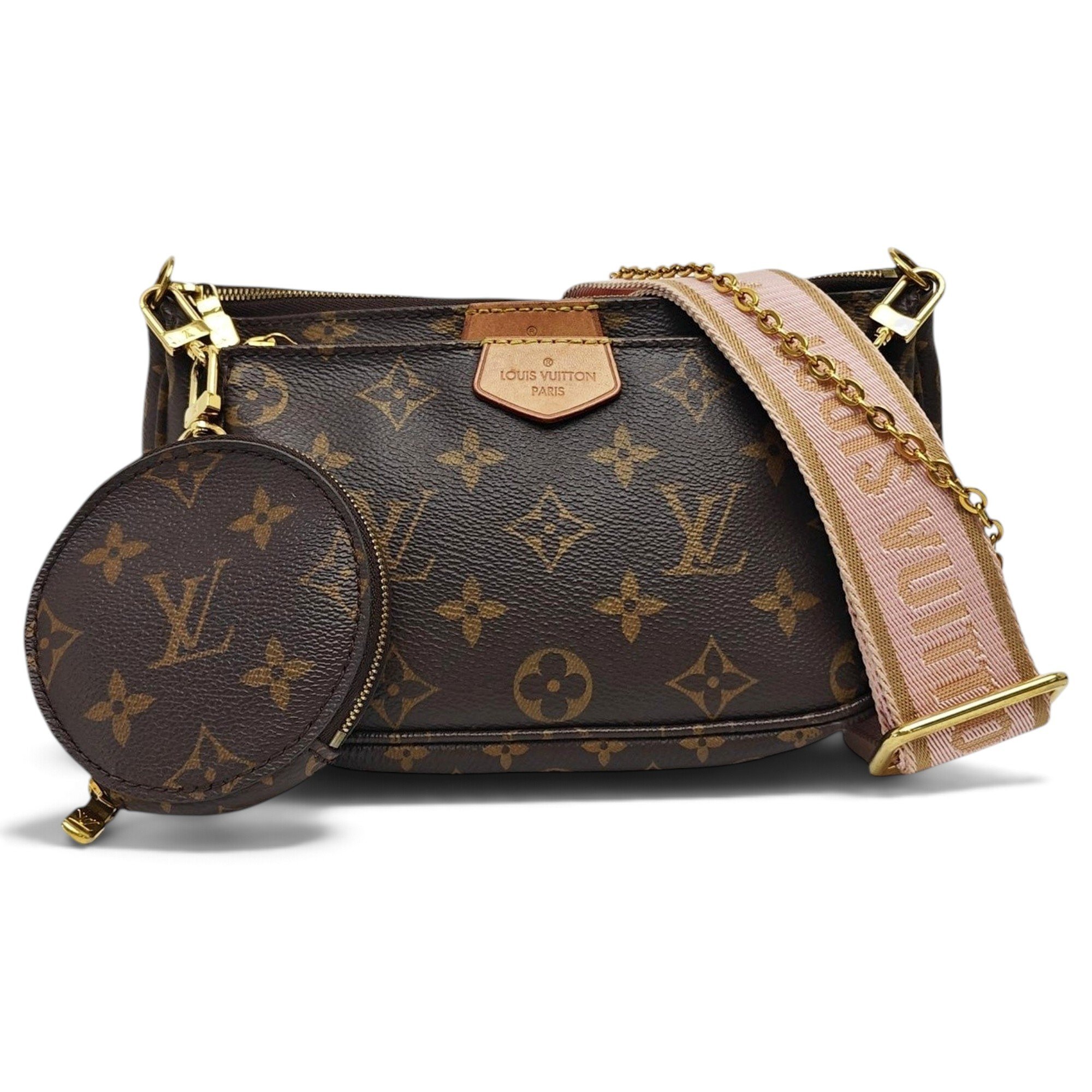 Maxi Multi Pochette Accessoires leather handbag