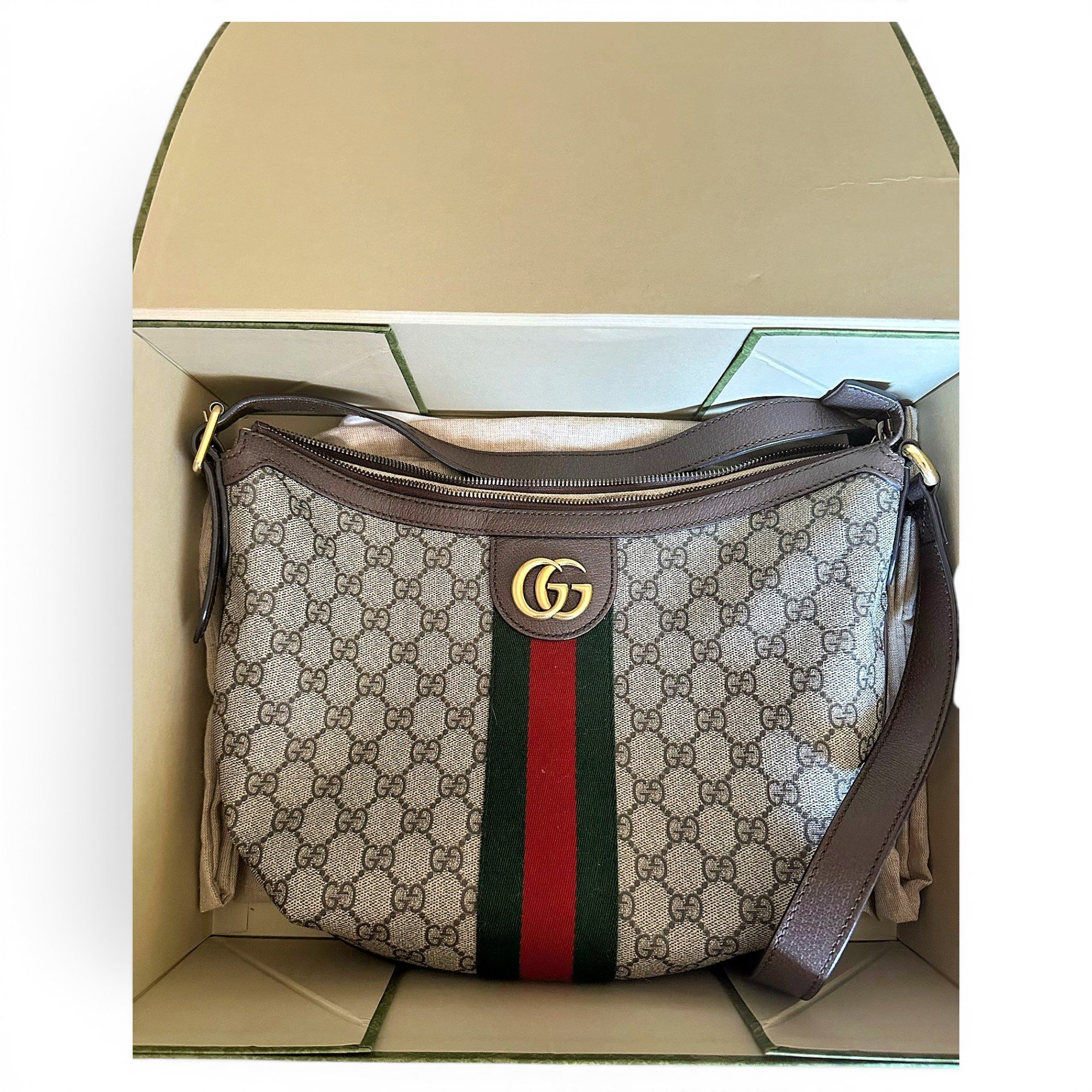 Ophidia leather handbag