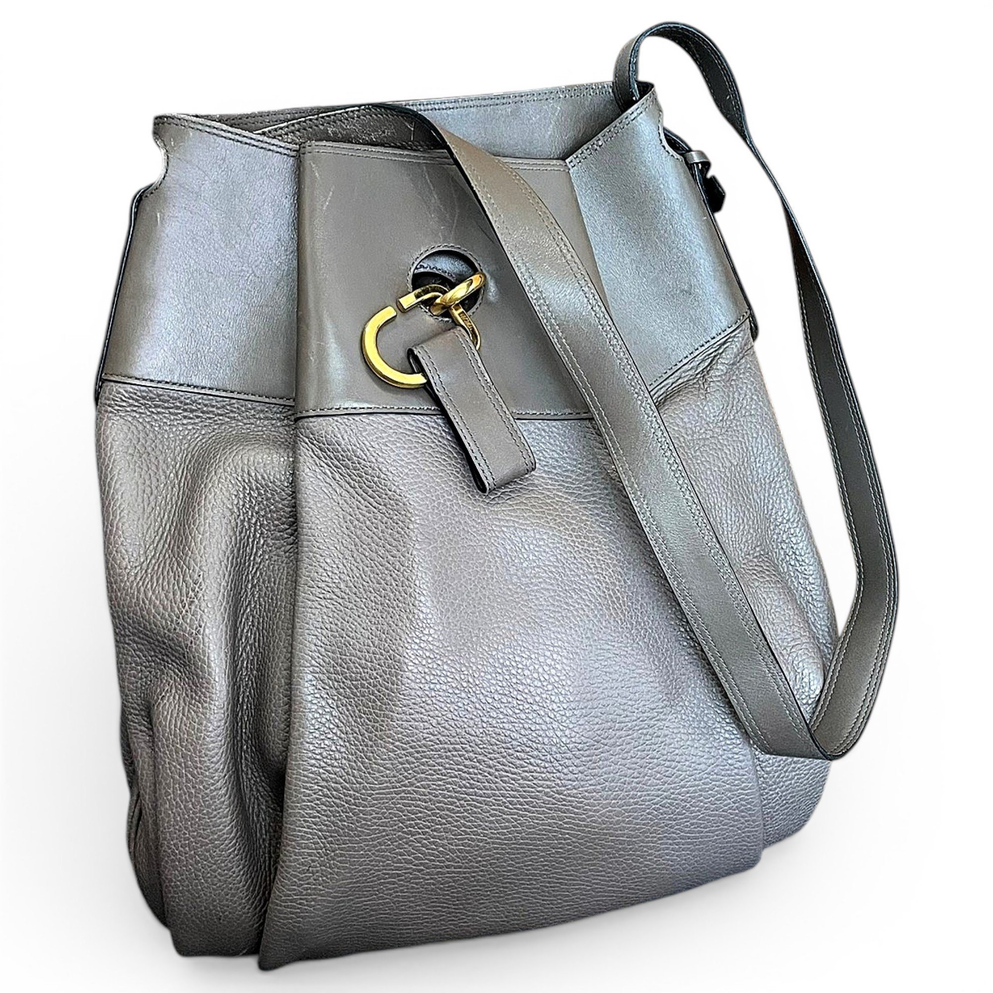 Leather handbag