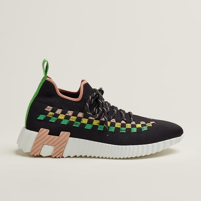 Multicolore Noir Tênis Slip-on Flex