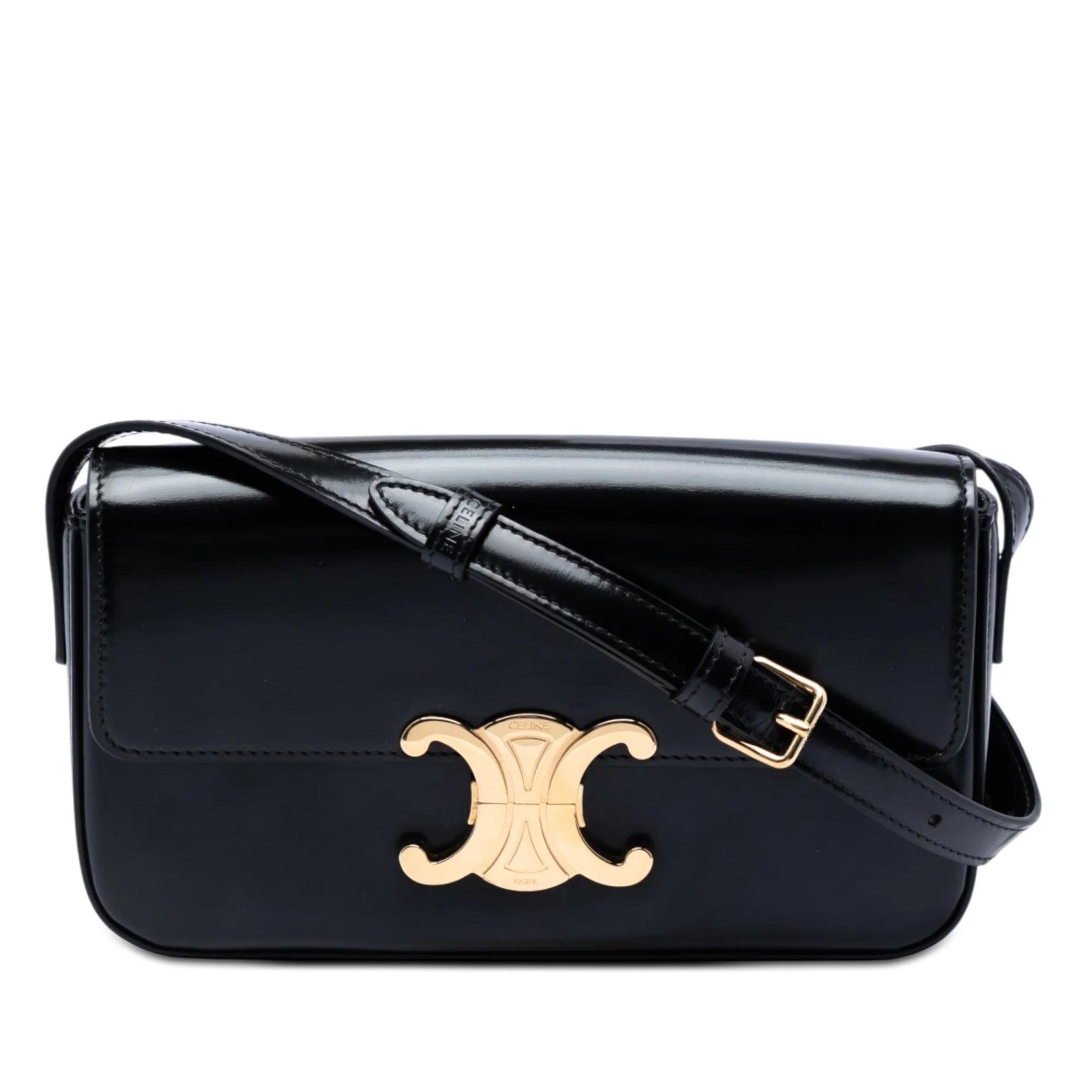Triomphe pony-style calfskin handbag