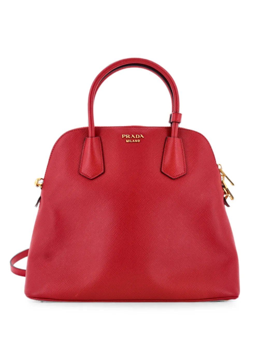 Convertible Dome Saffiano Leather Large satchel