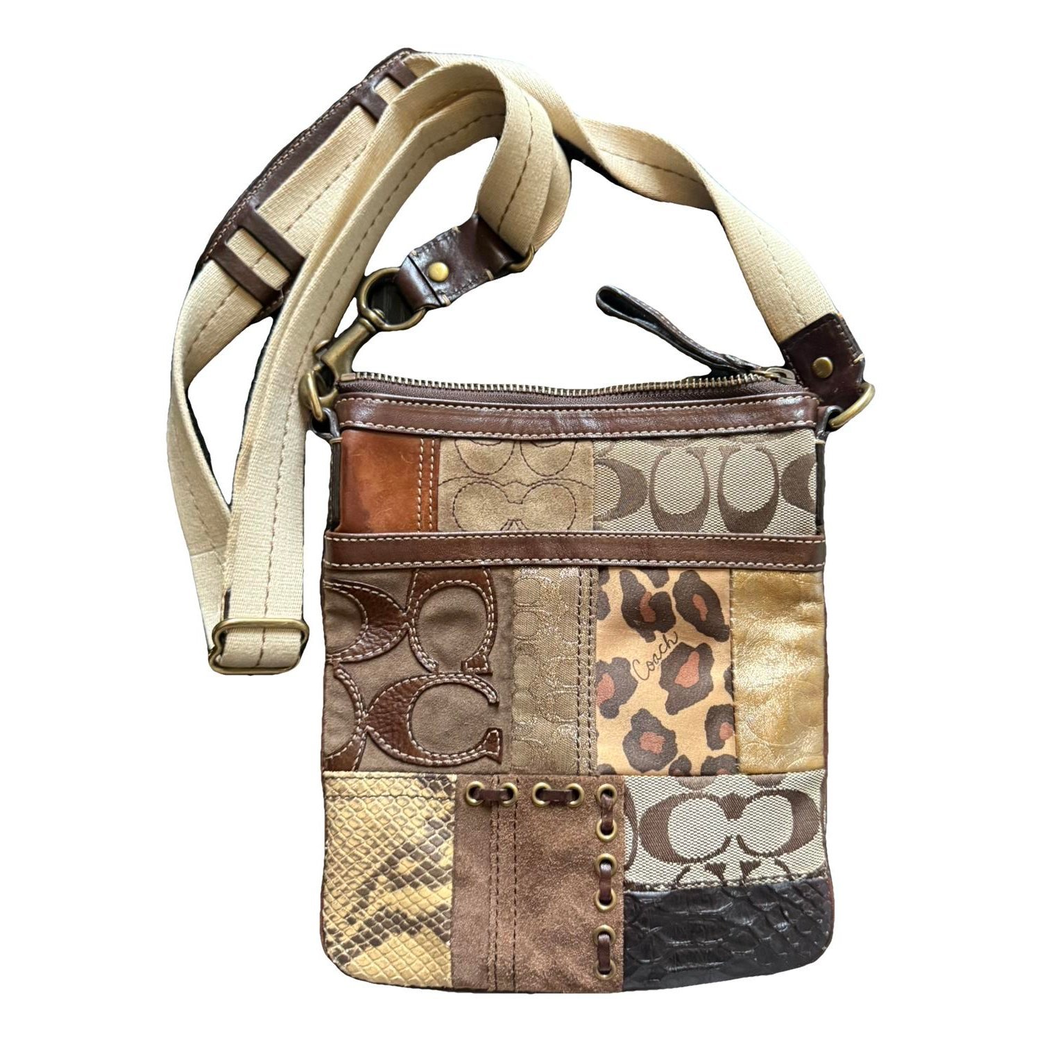 Canvas Courier Crossbody crossbody bag