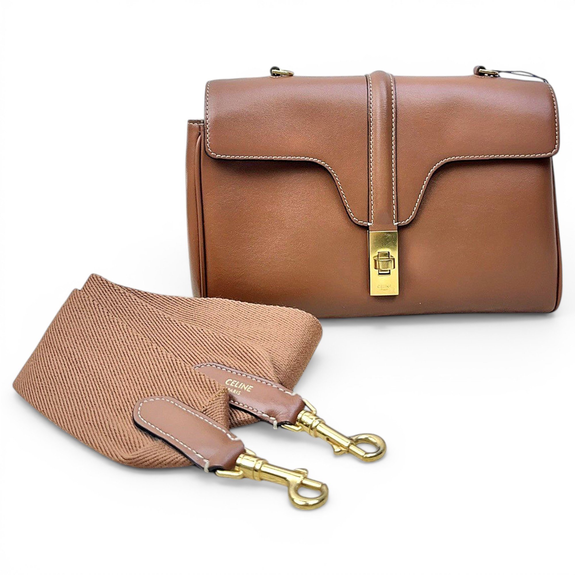 Sac 16 leather handbag