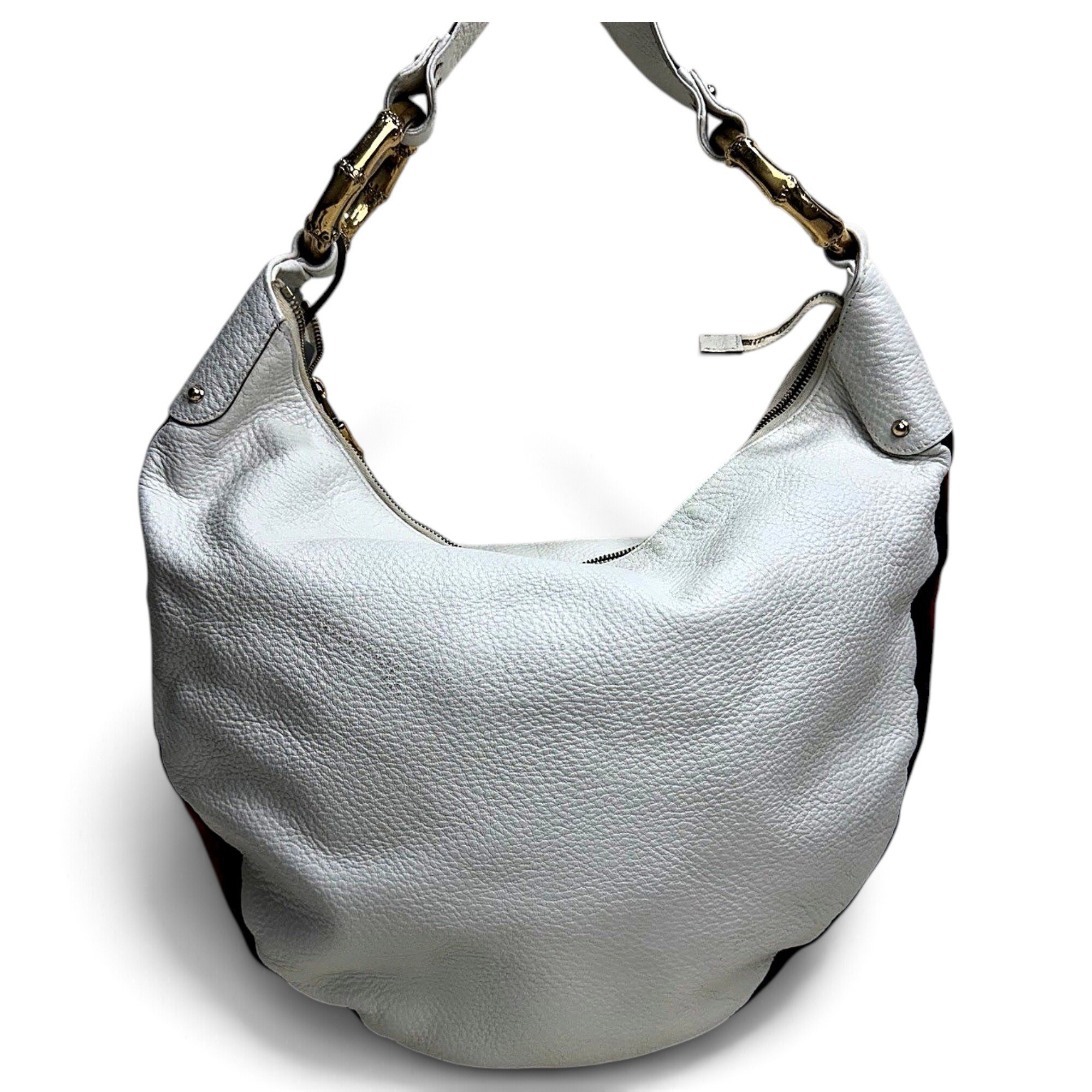 Bamboo Ring leather handbag