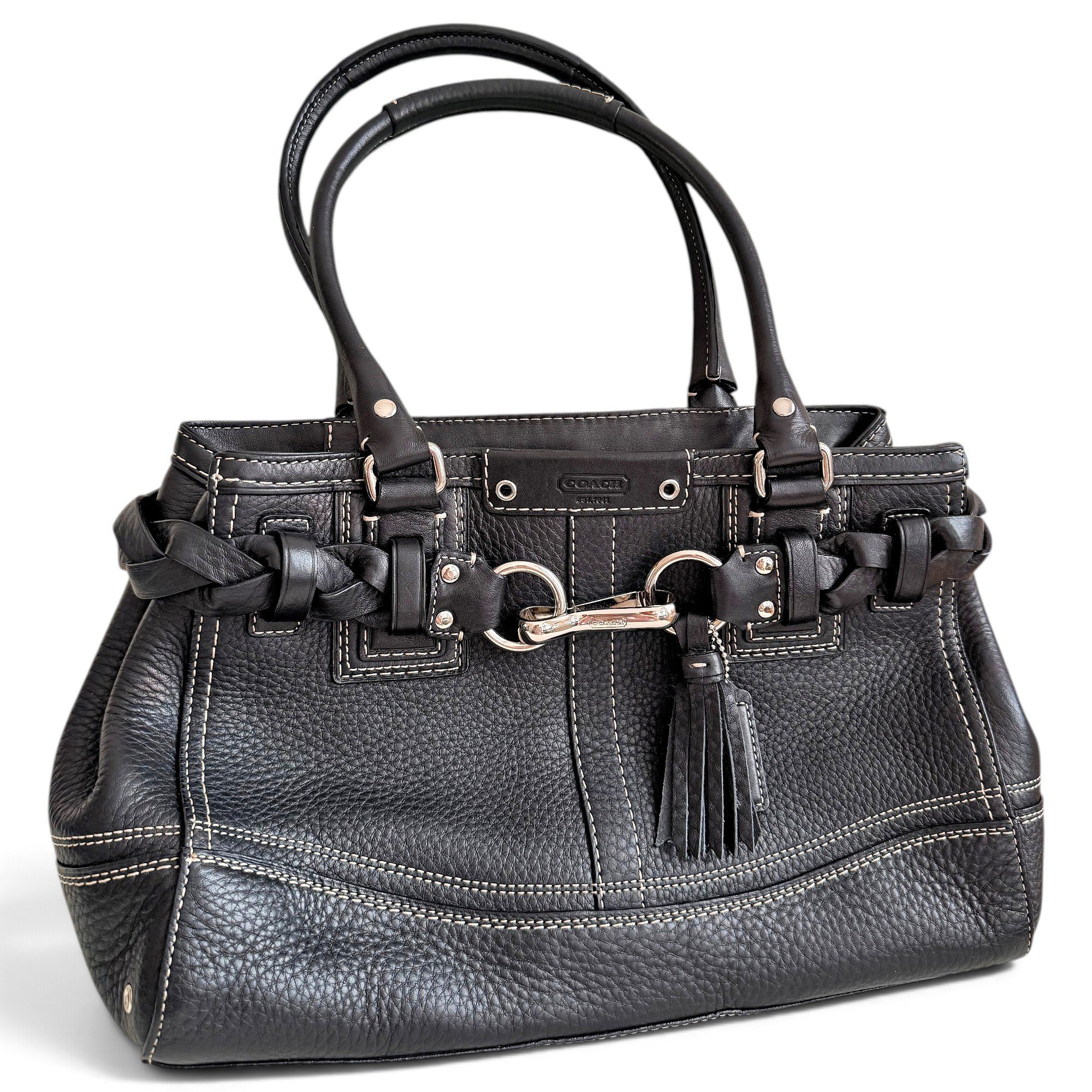 Leather handbag