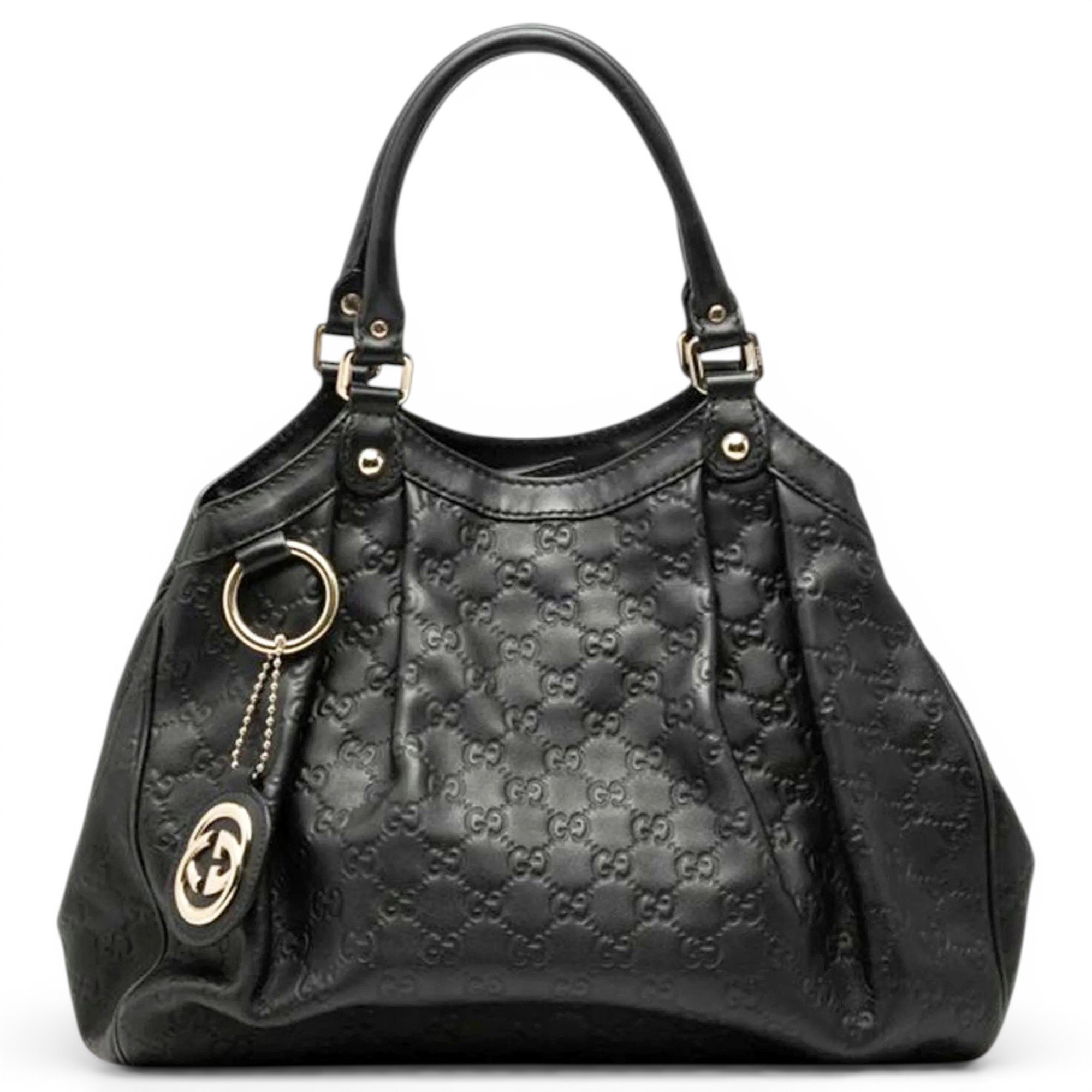 Gucci B leather tote