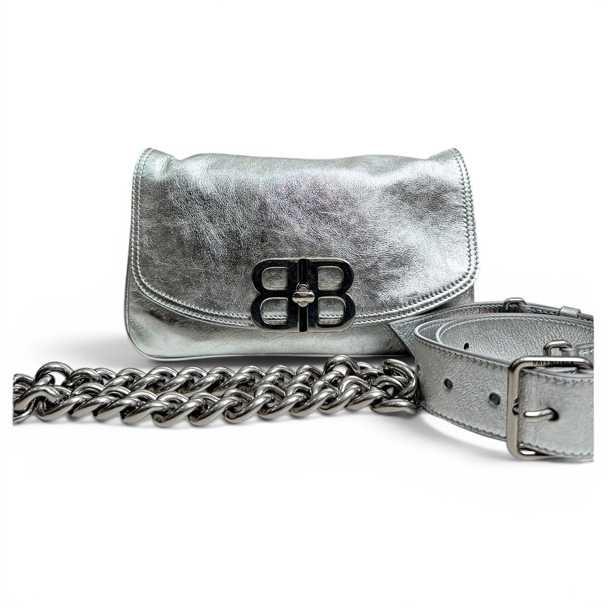 Balenciaga Crush leather handbag