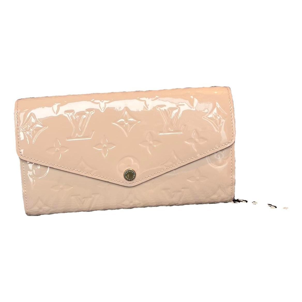 Patent leather clutch bag