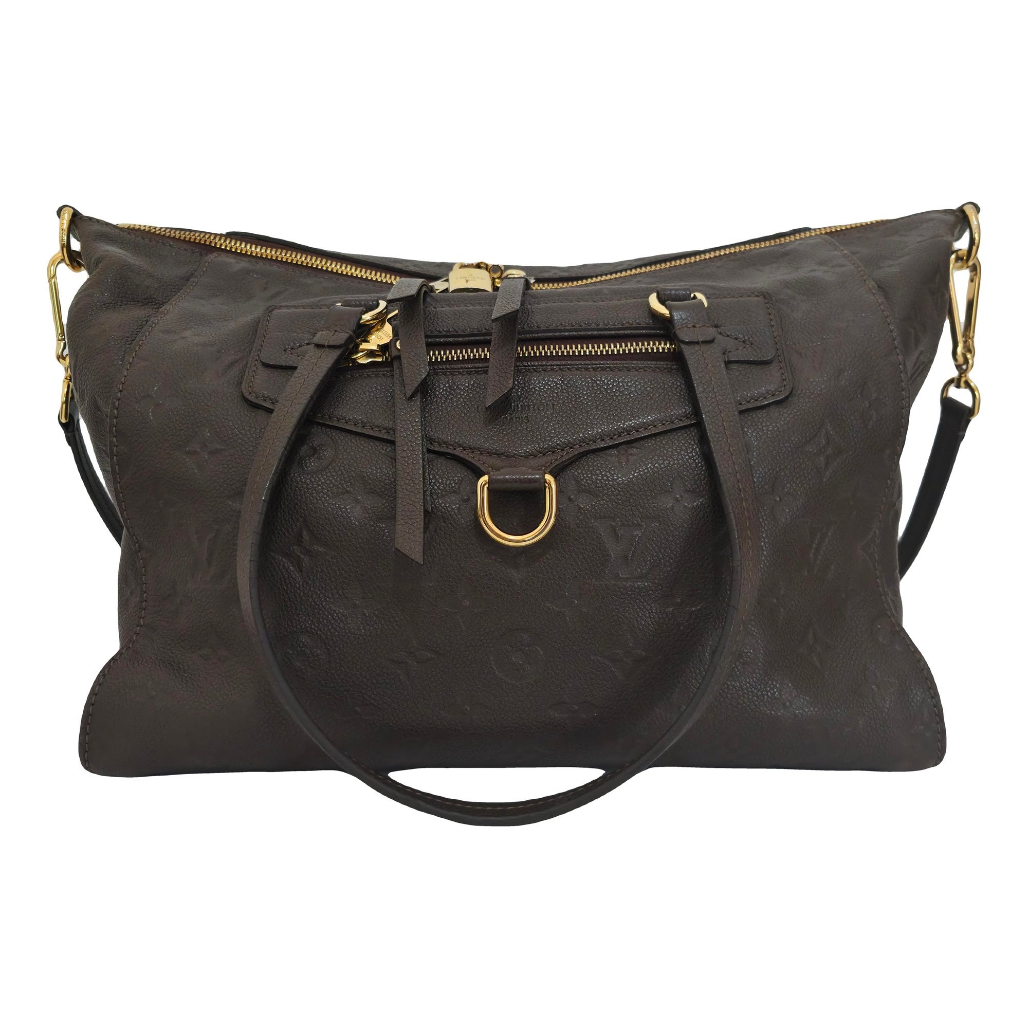 Lumineuse leather handbag