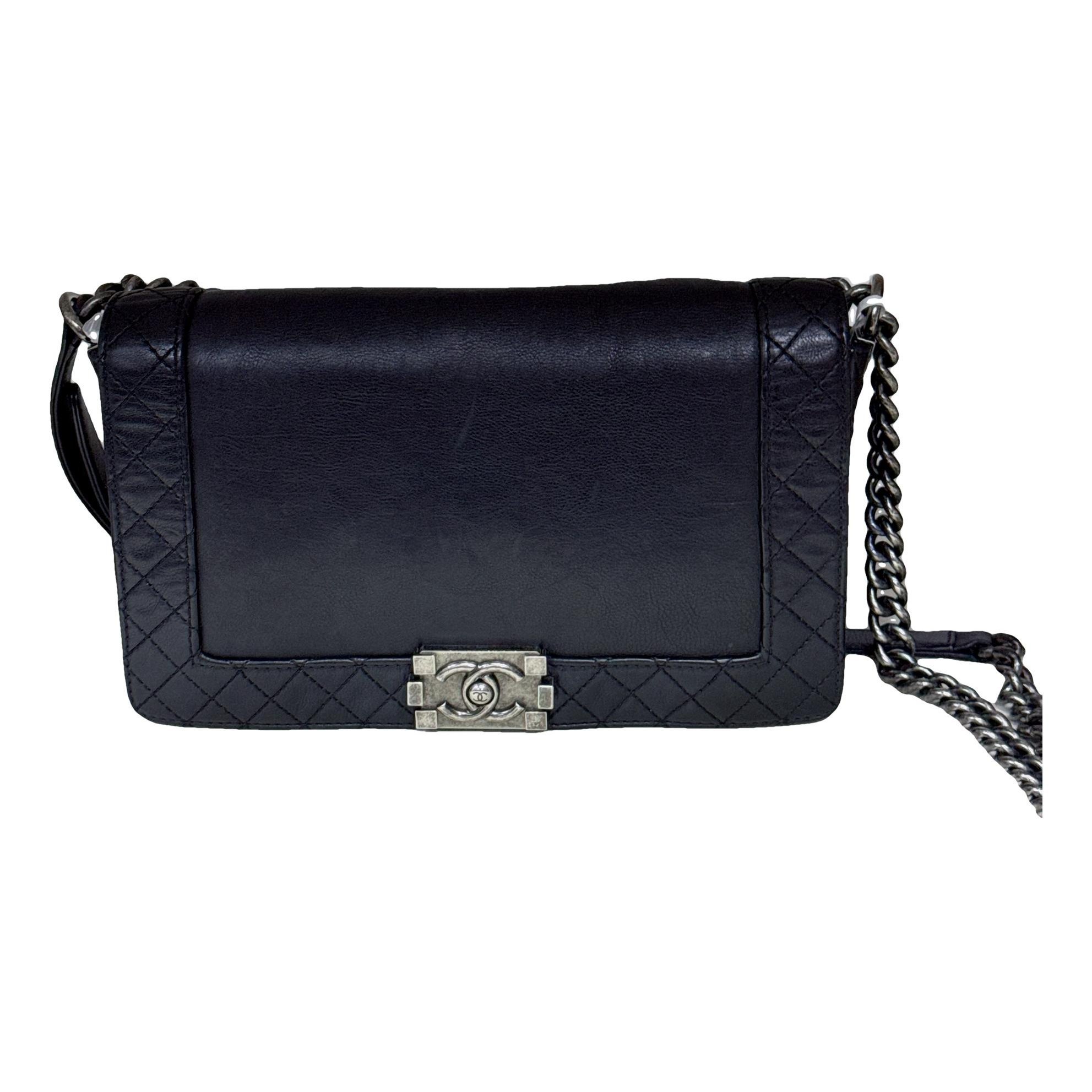 Boy leather crossbody bag