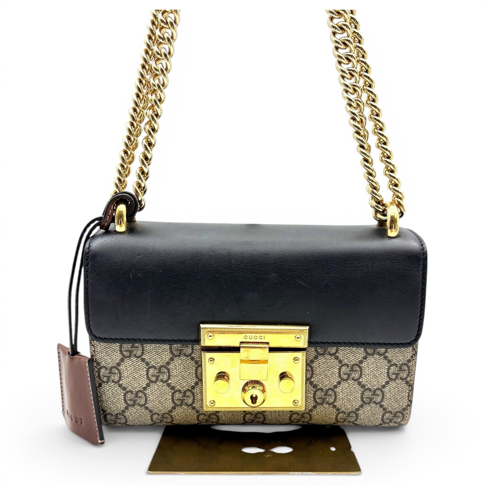 Padlock cloth handbag