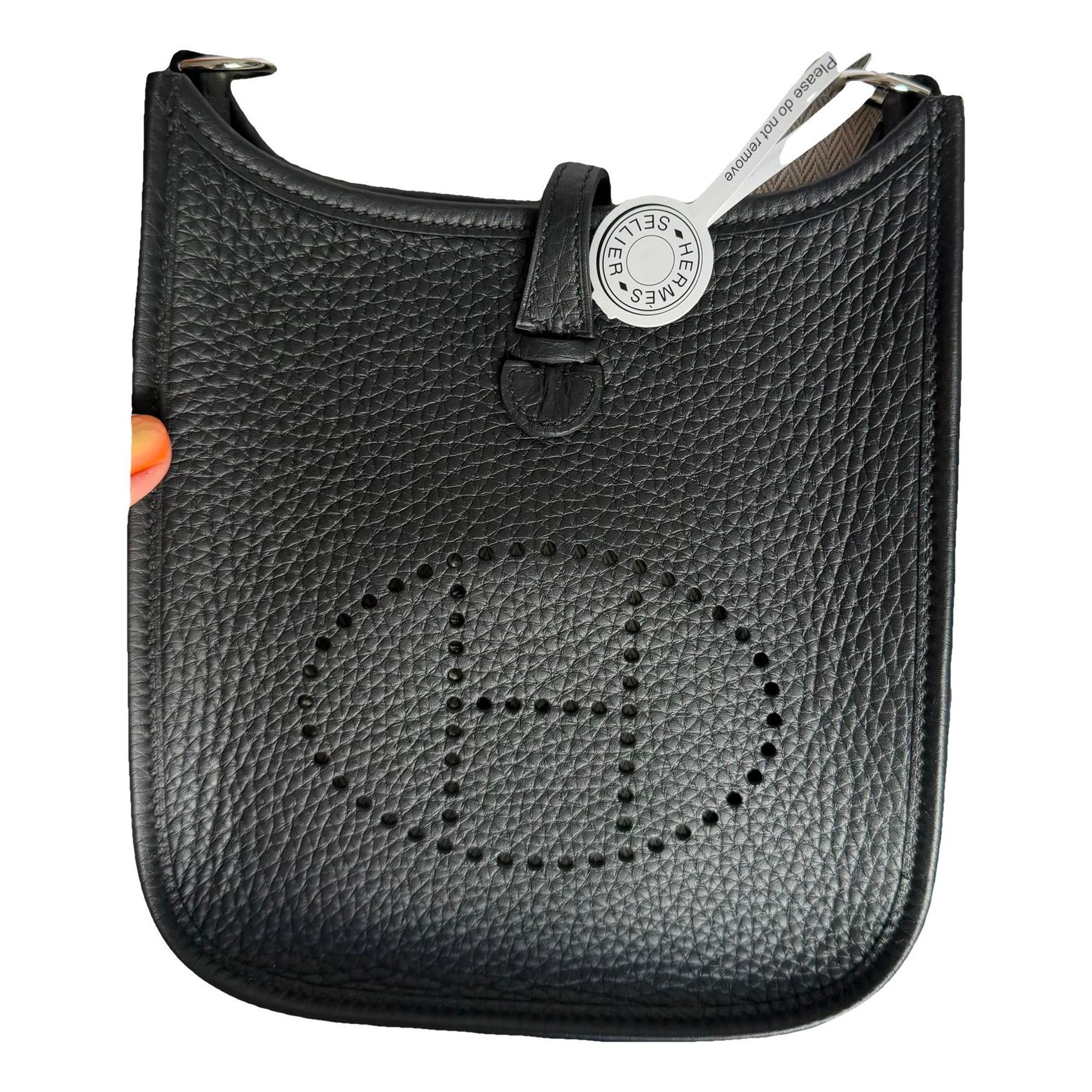 Evelyne leather crossbody bag