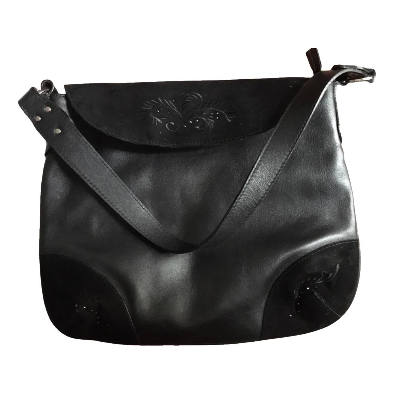 XX Hobo leather handbag