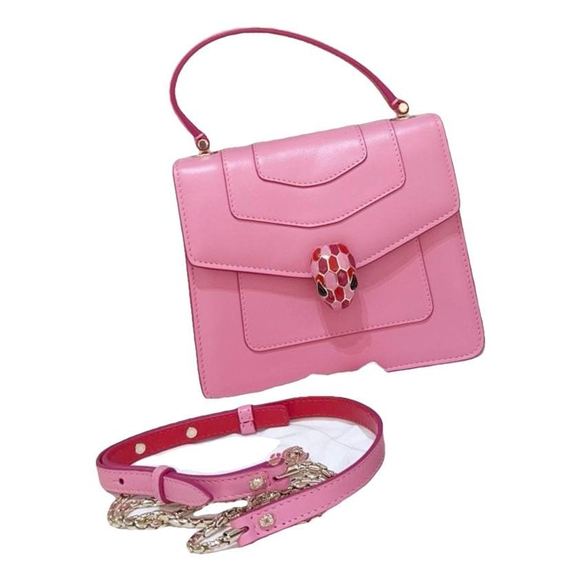 Serpenti leather handbag