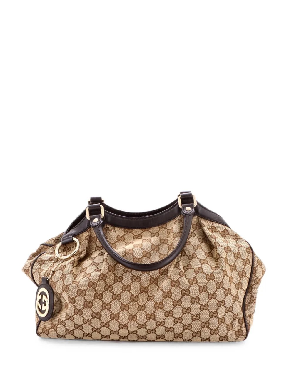 Sukey GG Canvas with Leather Medium tote bag