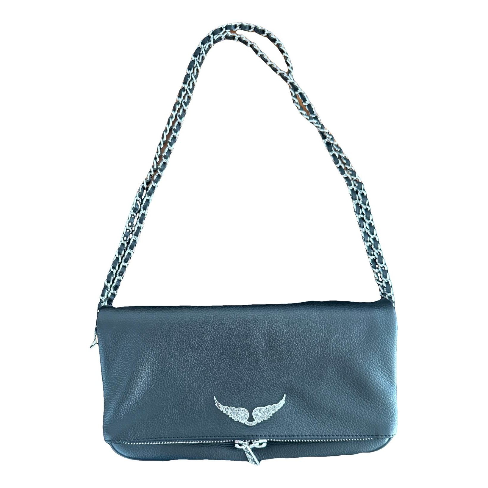 Rock leather crossbody bag
