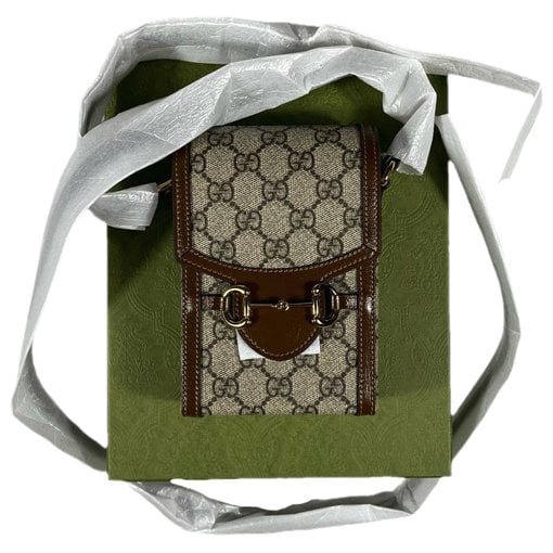 Horsebit 1955 Vertical leather crossbody bag