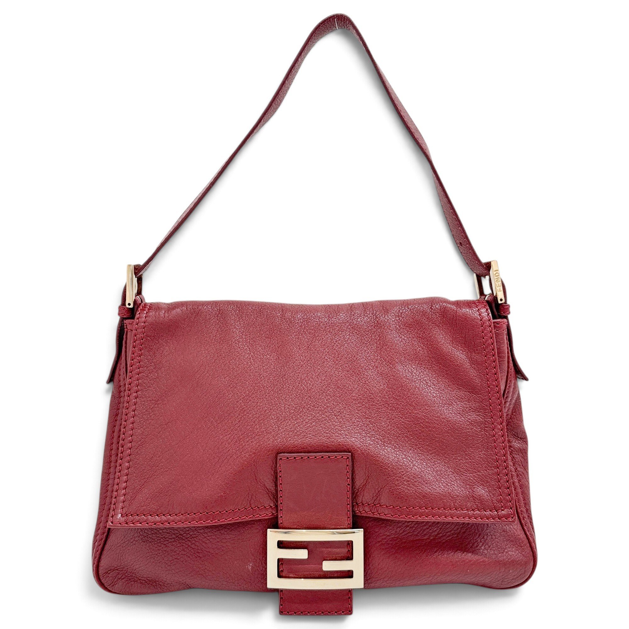 Fendi Mamma Baguette leather handbag