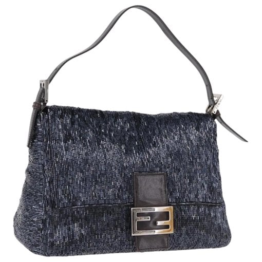 Baguette glitter handbag