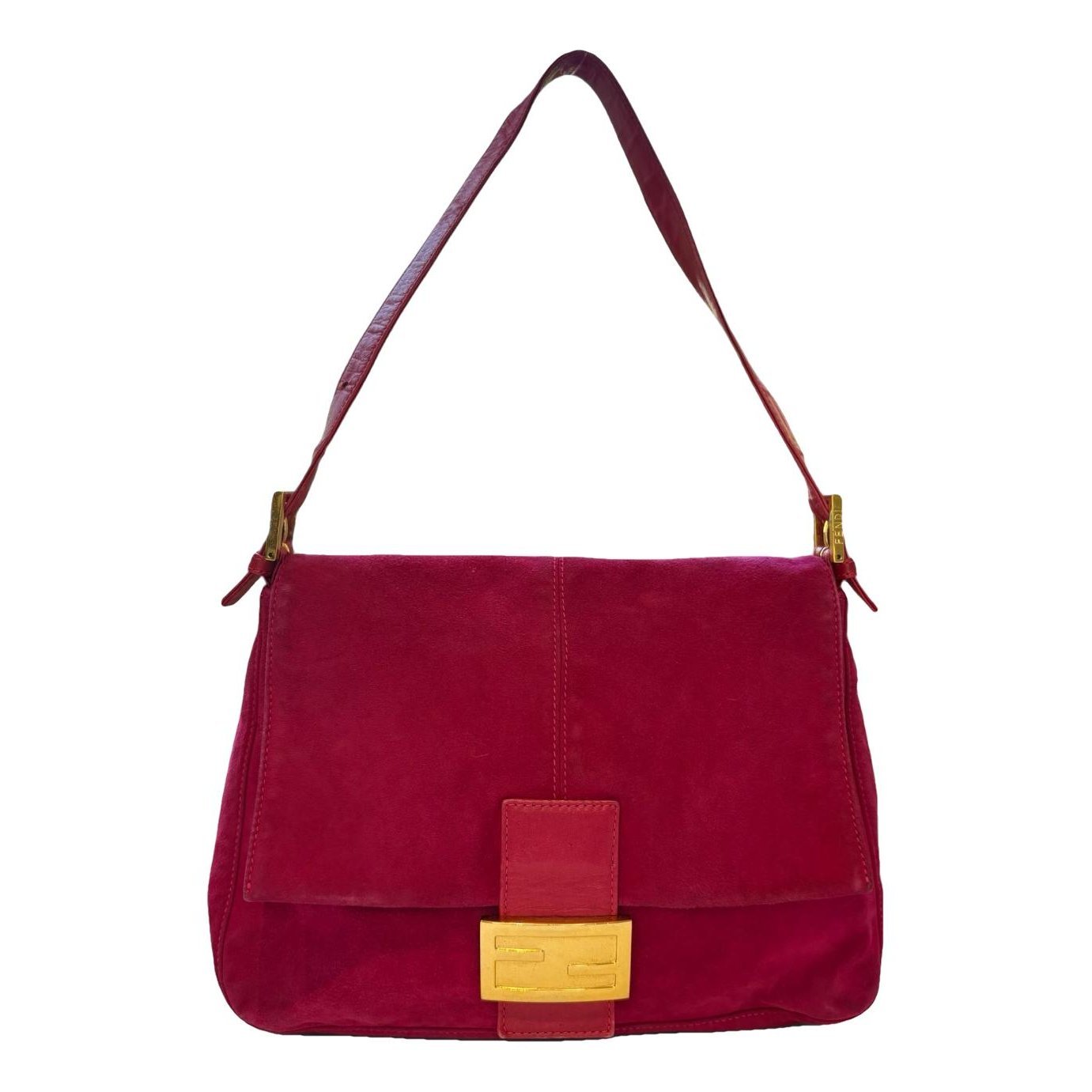 Baguette leather handbag