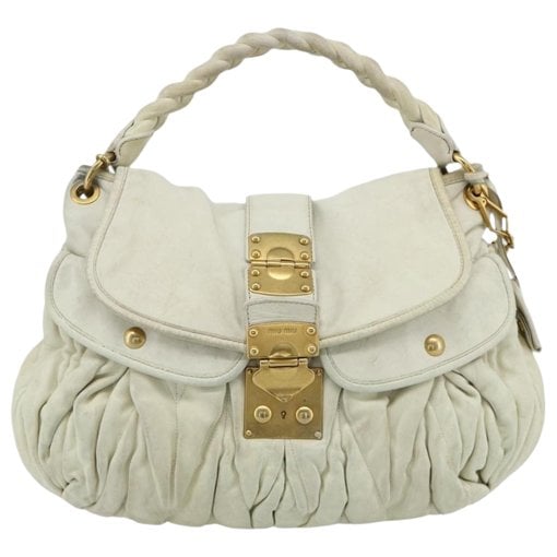 Matelassé leather handbag