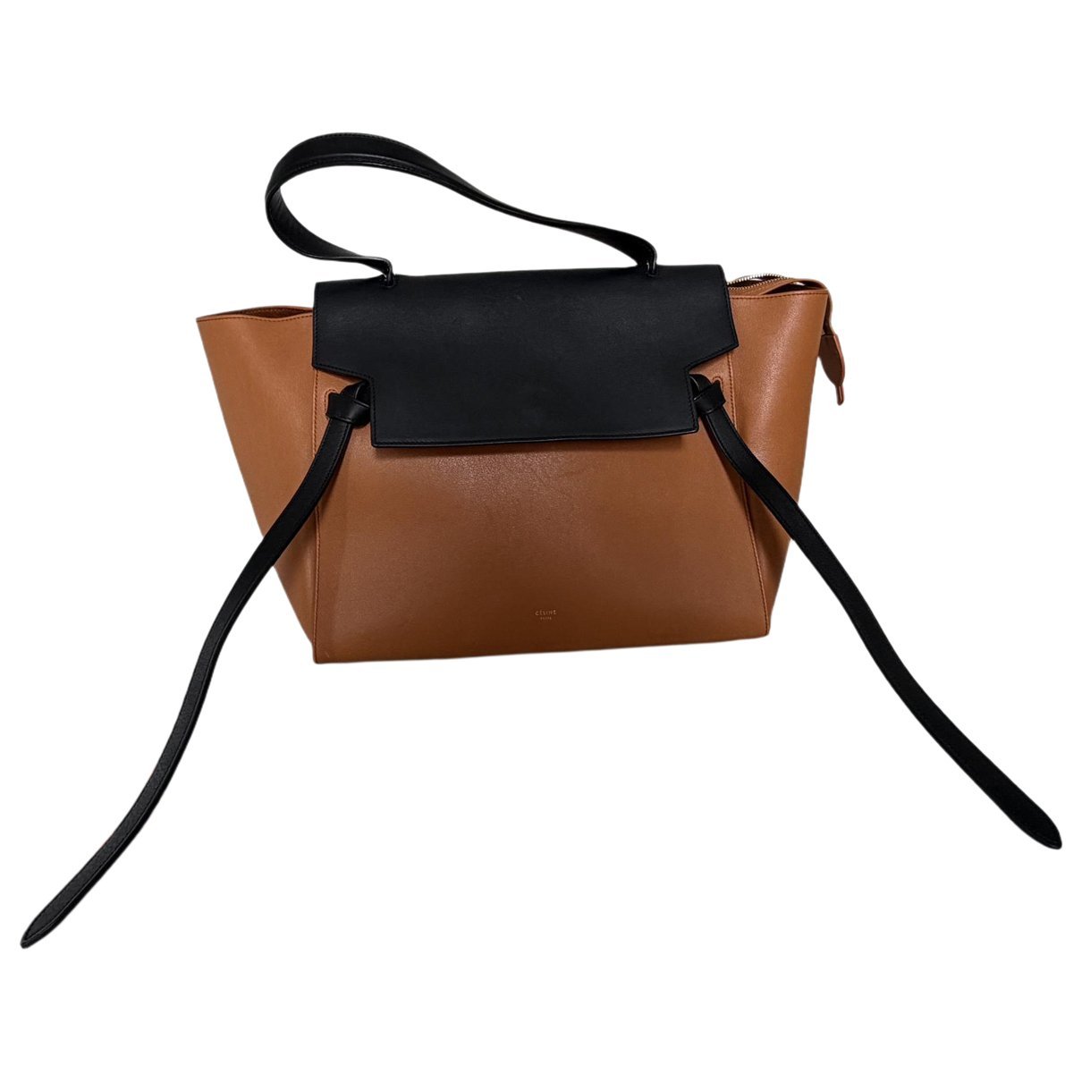 Belt leather handbag