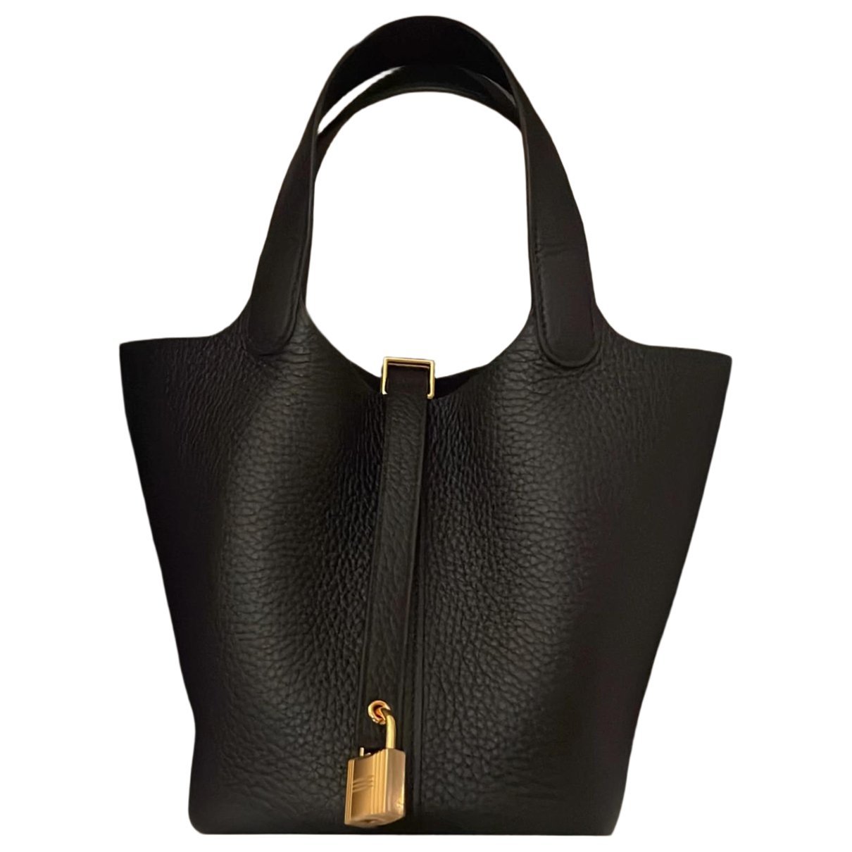 Picotin leather handbag