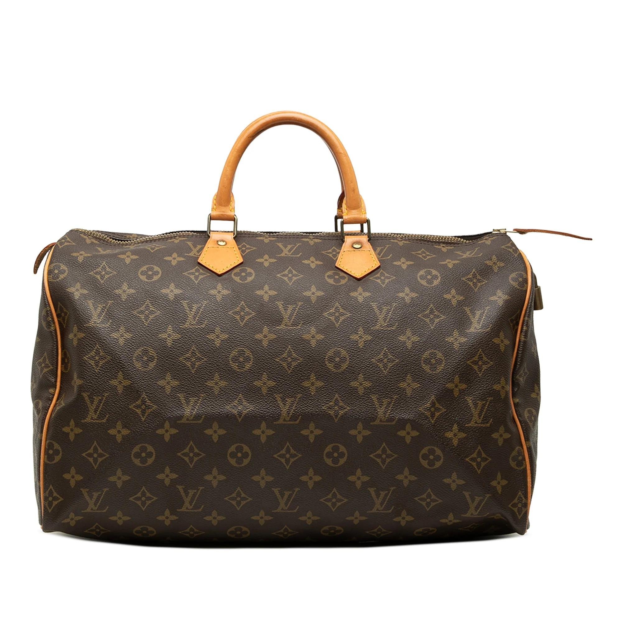 Speedy leather bag