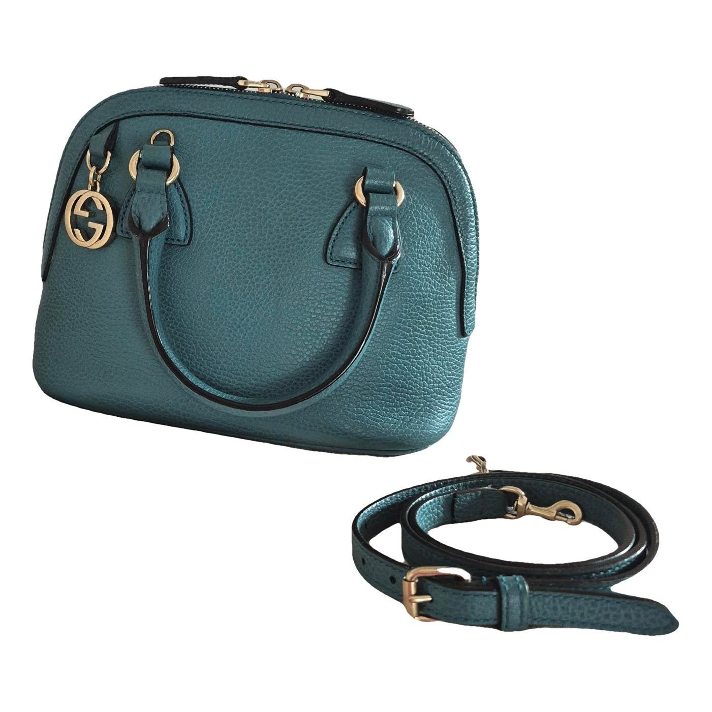 Dôme leather crossbody bag