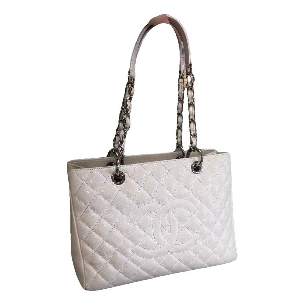 Grand shopping leather tote