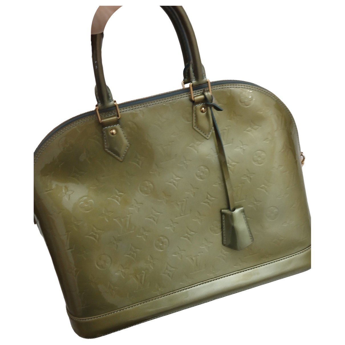 Alma patent leather handbag