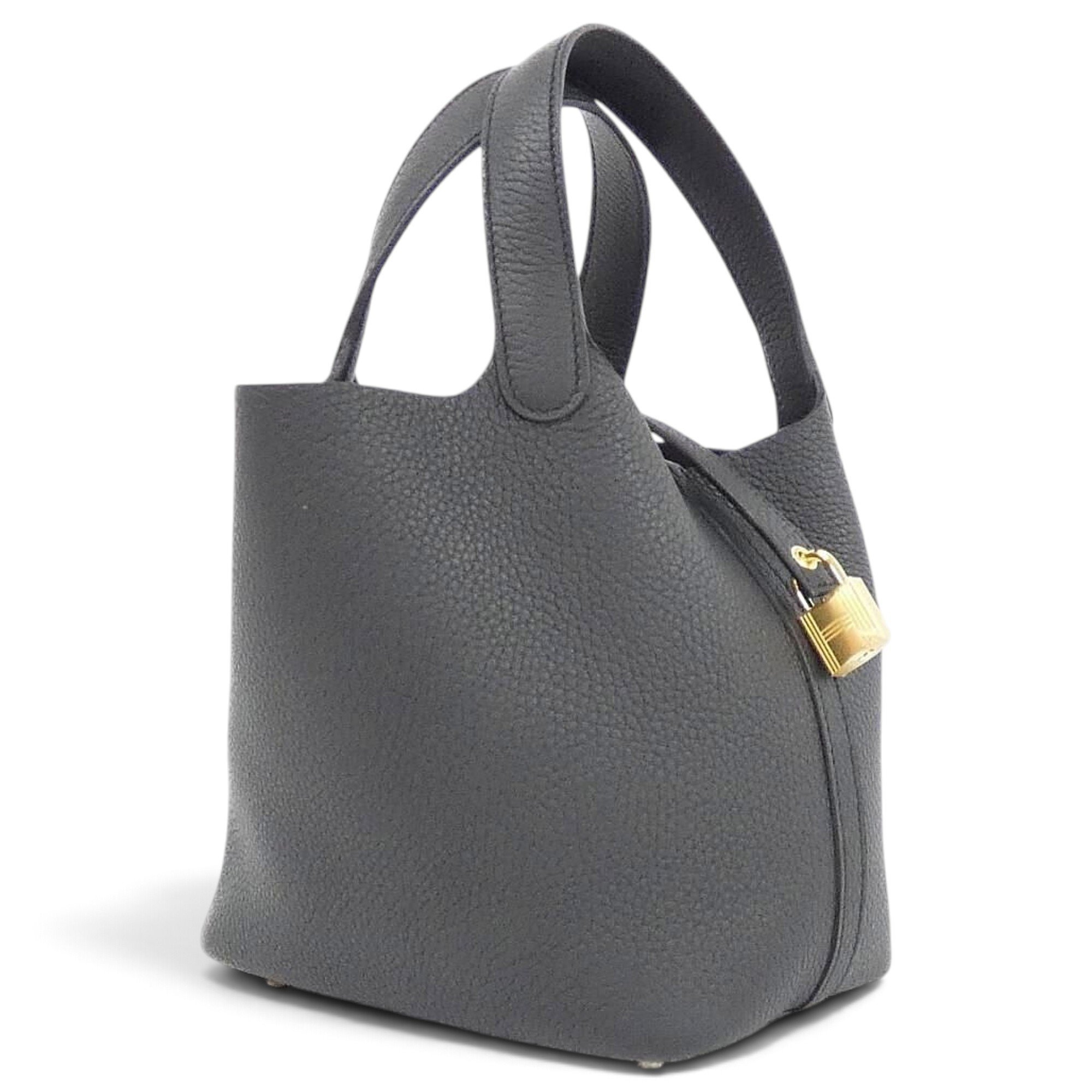 Picotin leather handbag