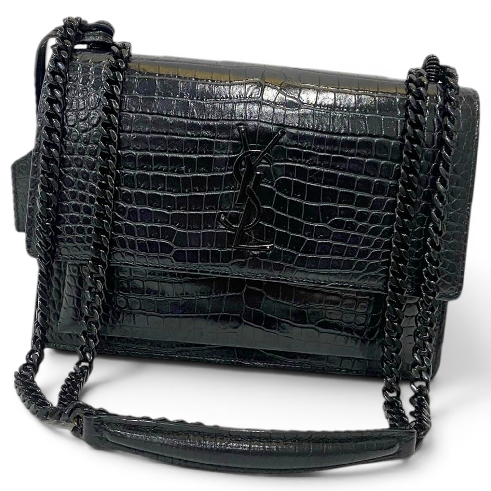 Sunset leather handbag