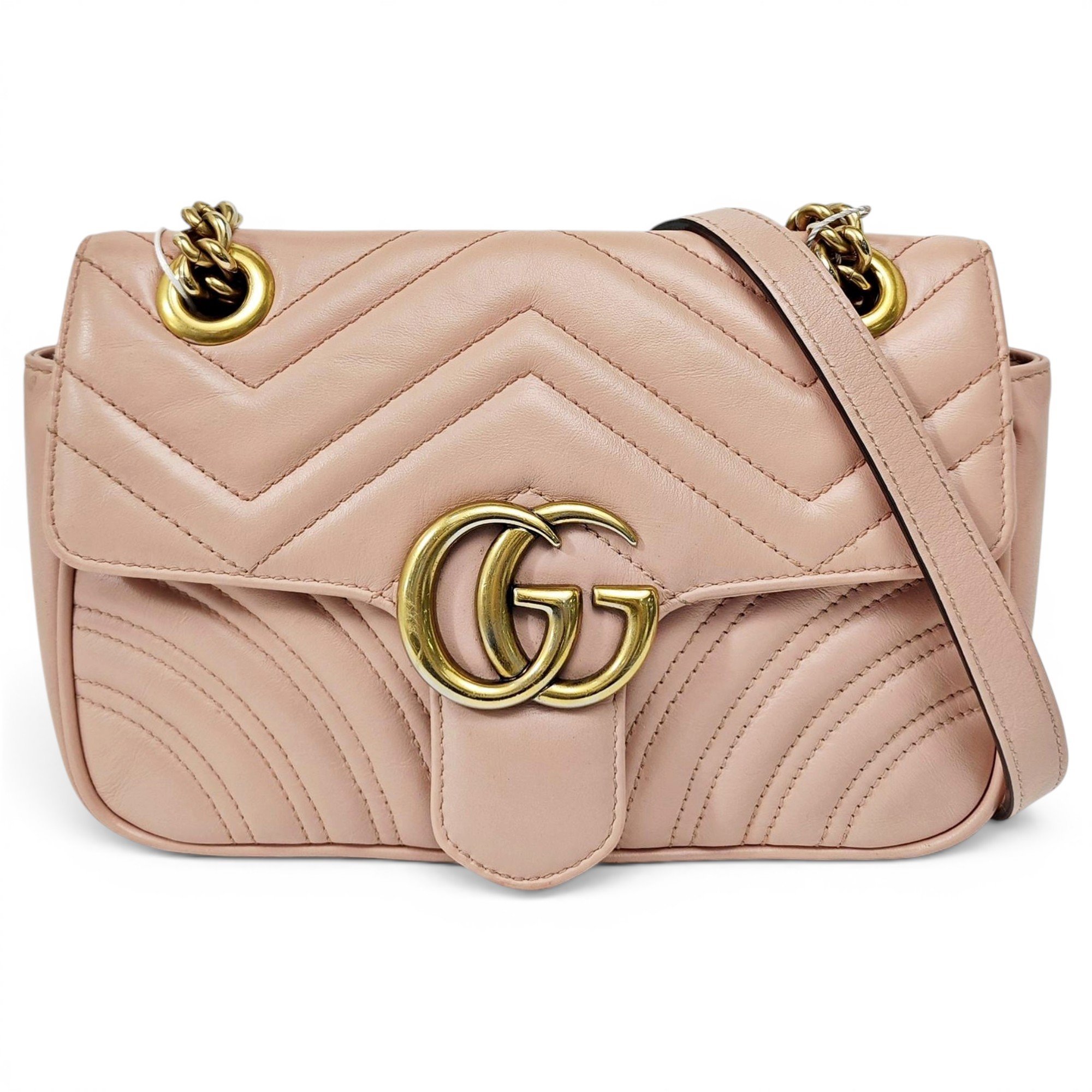 GG Marmont Flap leather crossbody bag