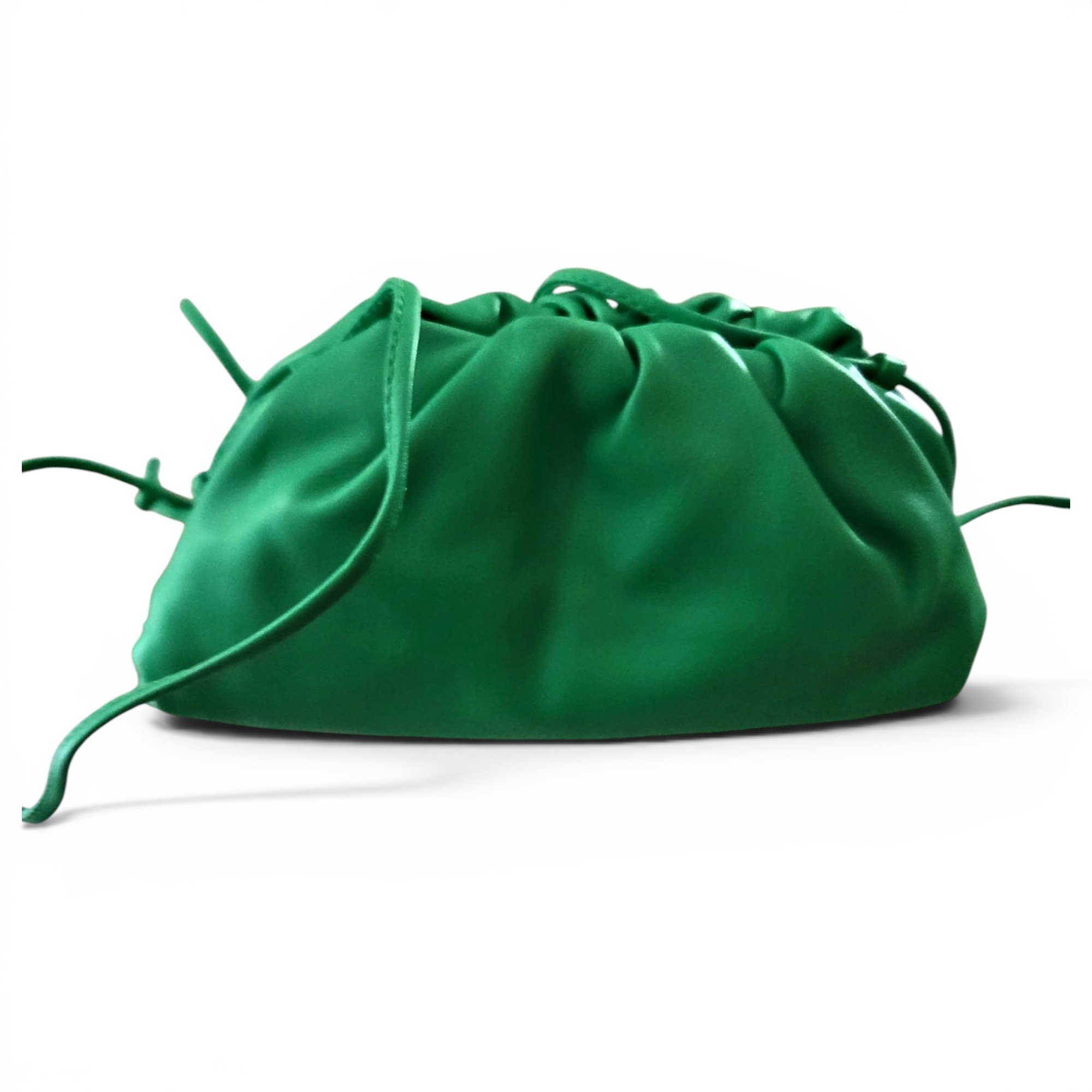 Pouch leather handbag