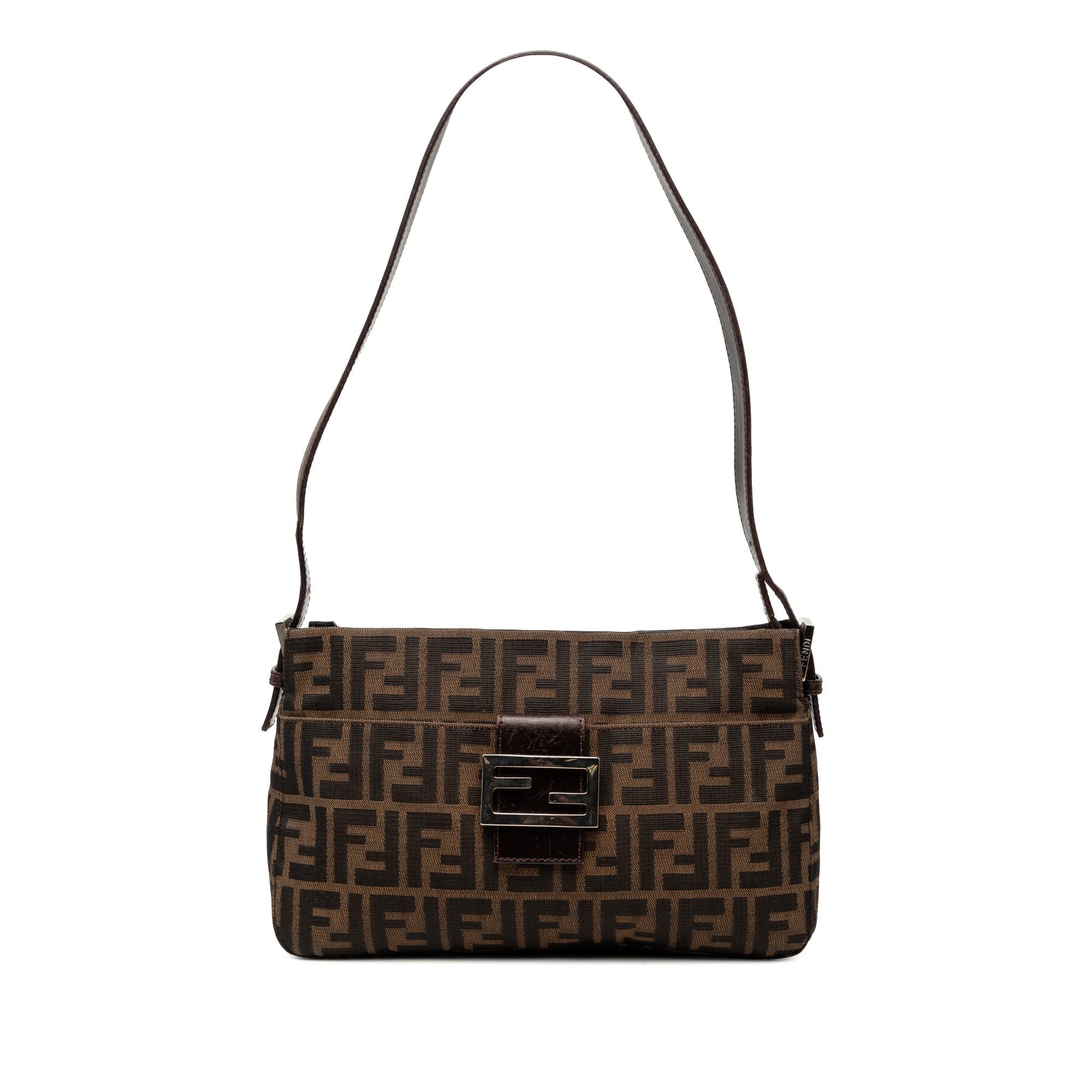 Pocket leather handbag