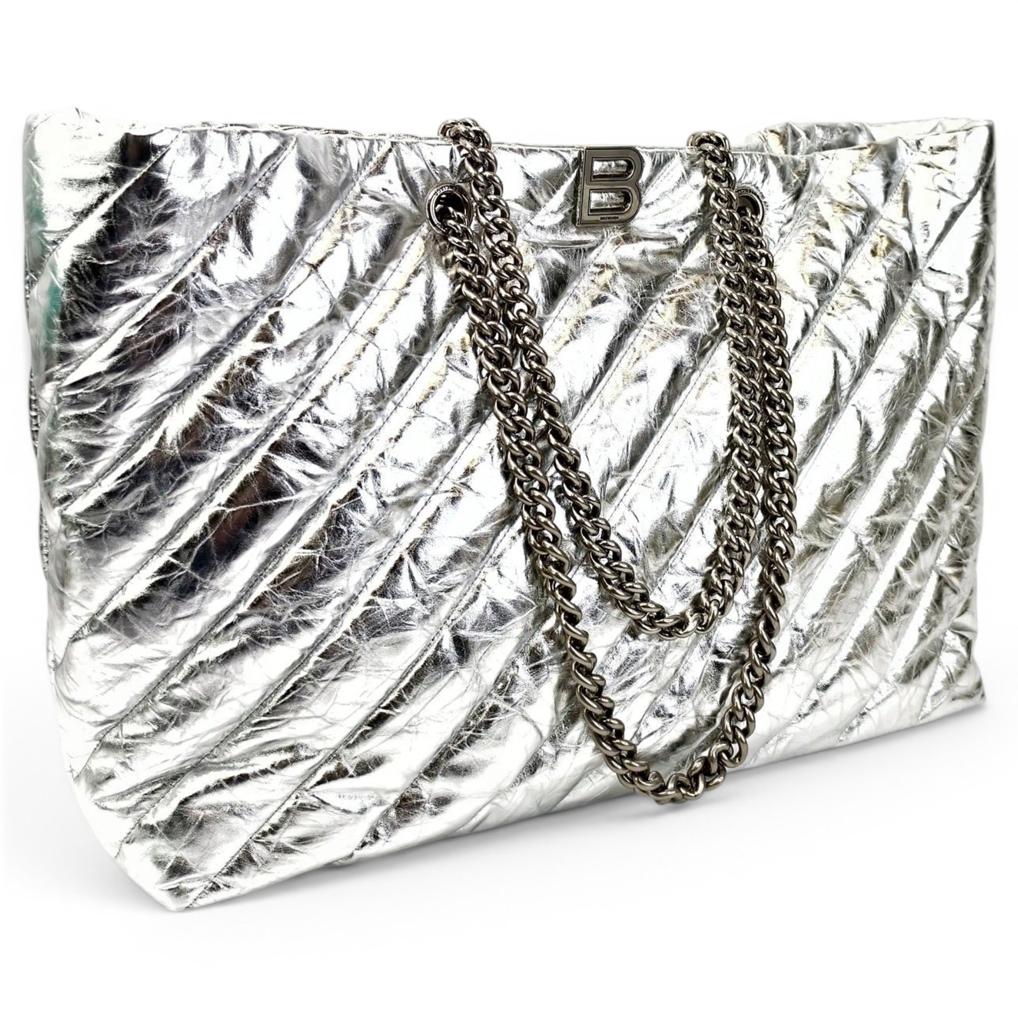 Balenciaga Crush leather handbag