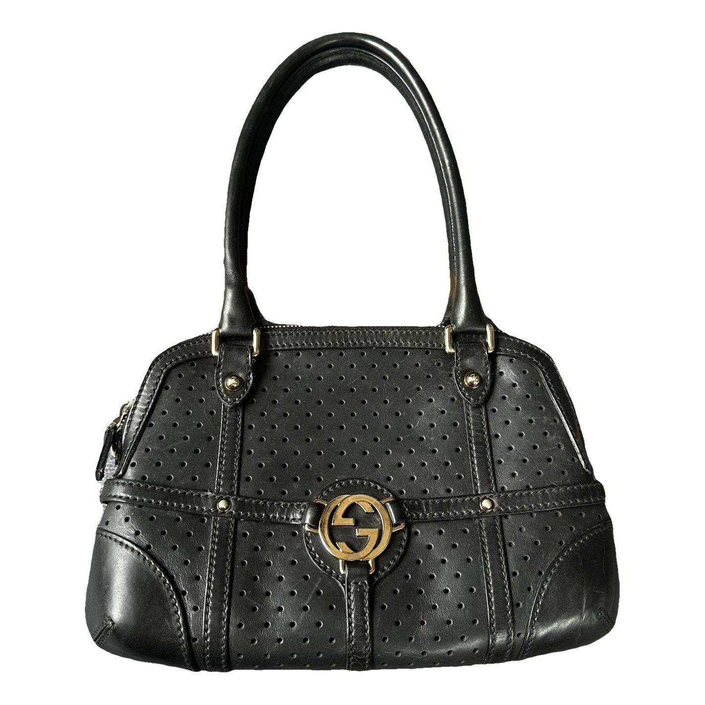 Leather handbag