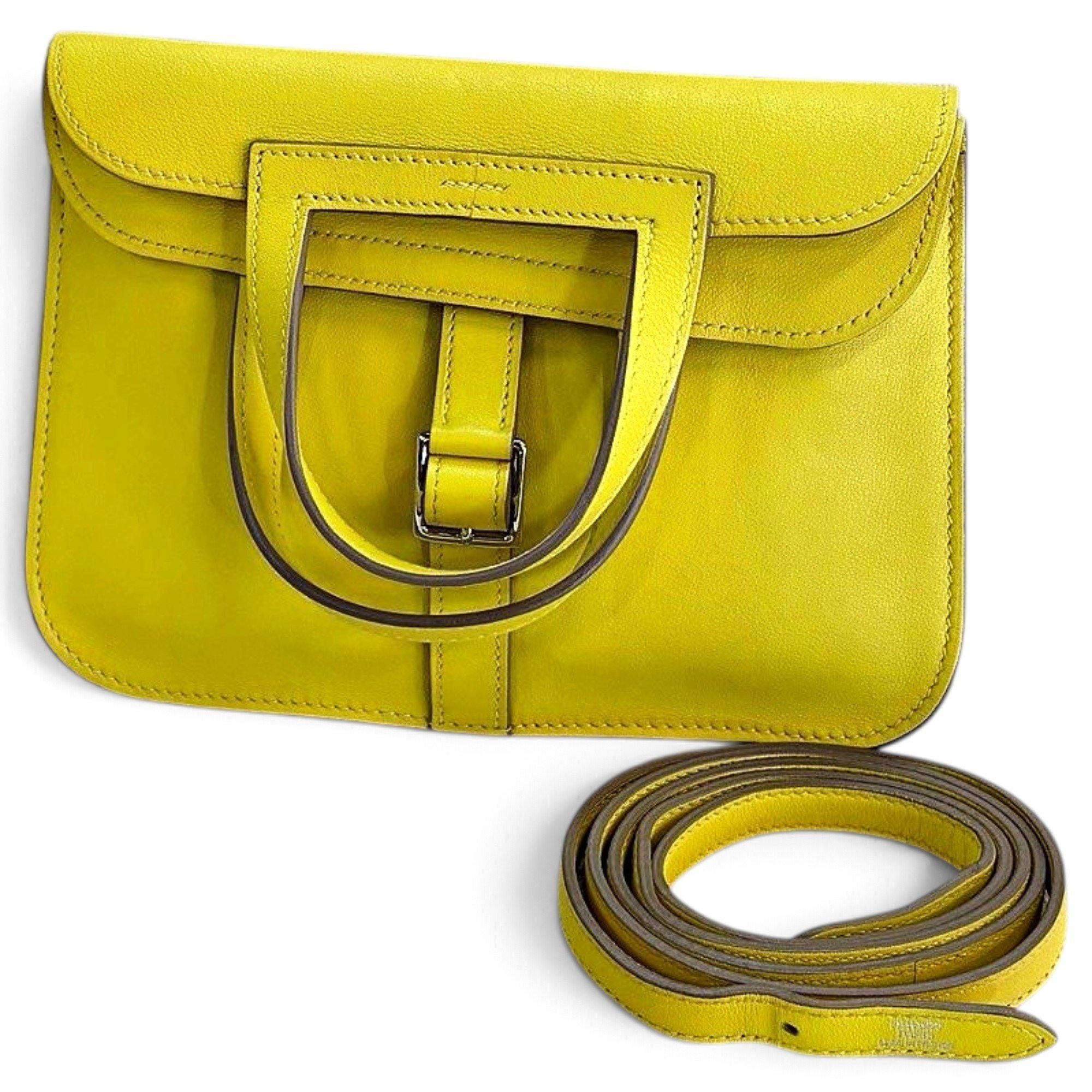 Halzan leather handbag