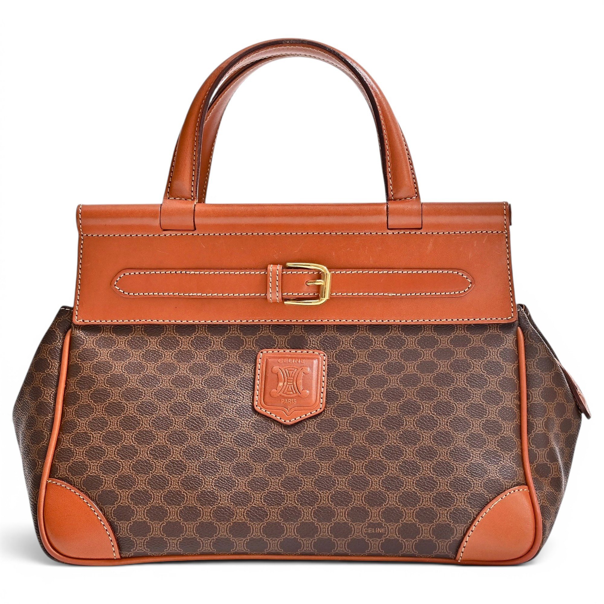 Leather handbag